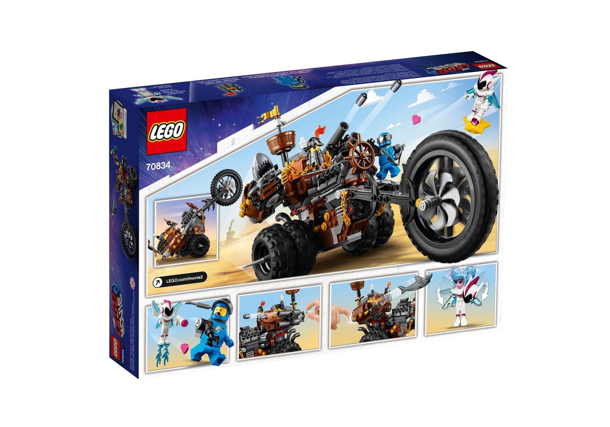 Lego 70834 The Lego Movie 2: Eisenbarts Heavy-Metal-Trike! - plegobil