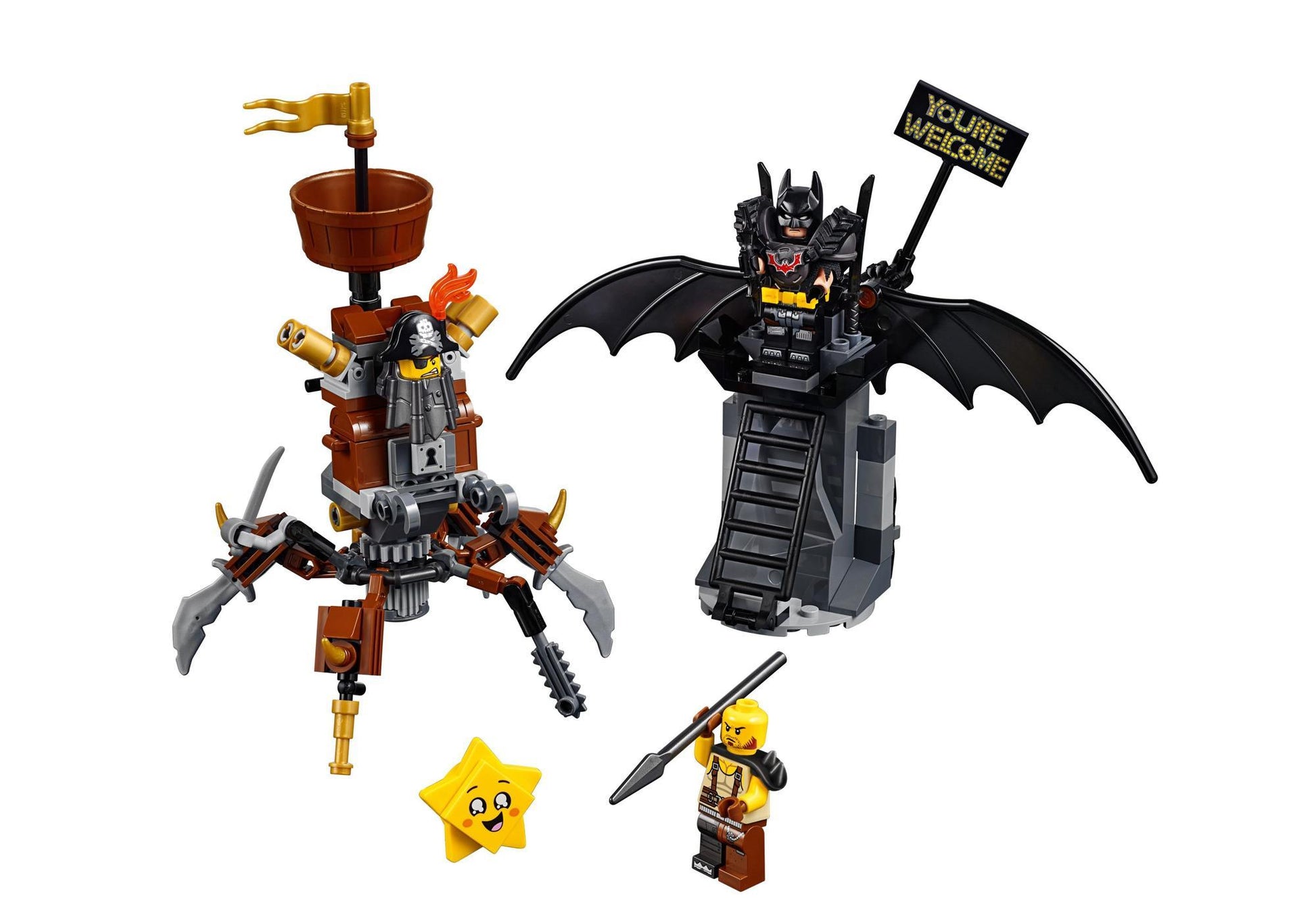 Lego 70836 The Lego Movie 2: Einsatzbereiter Batman und Eisenbart - plegobil
