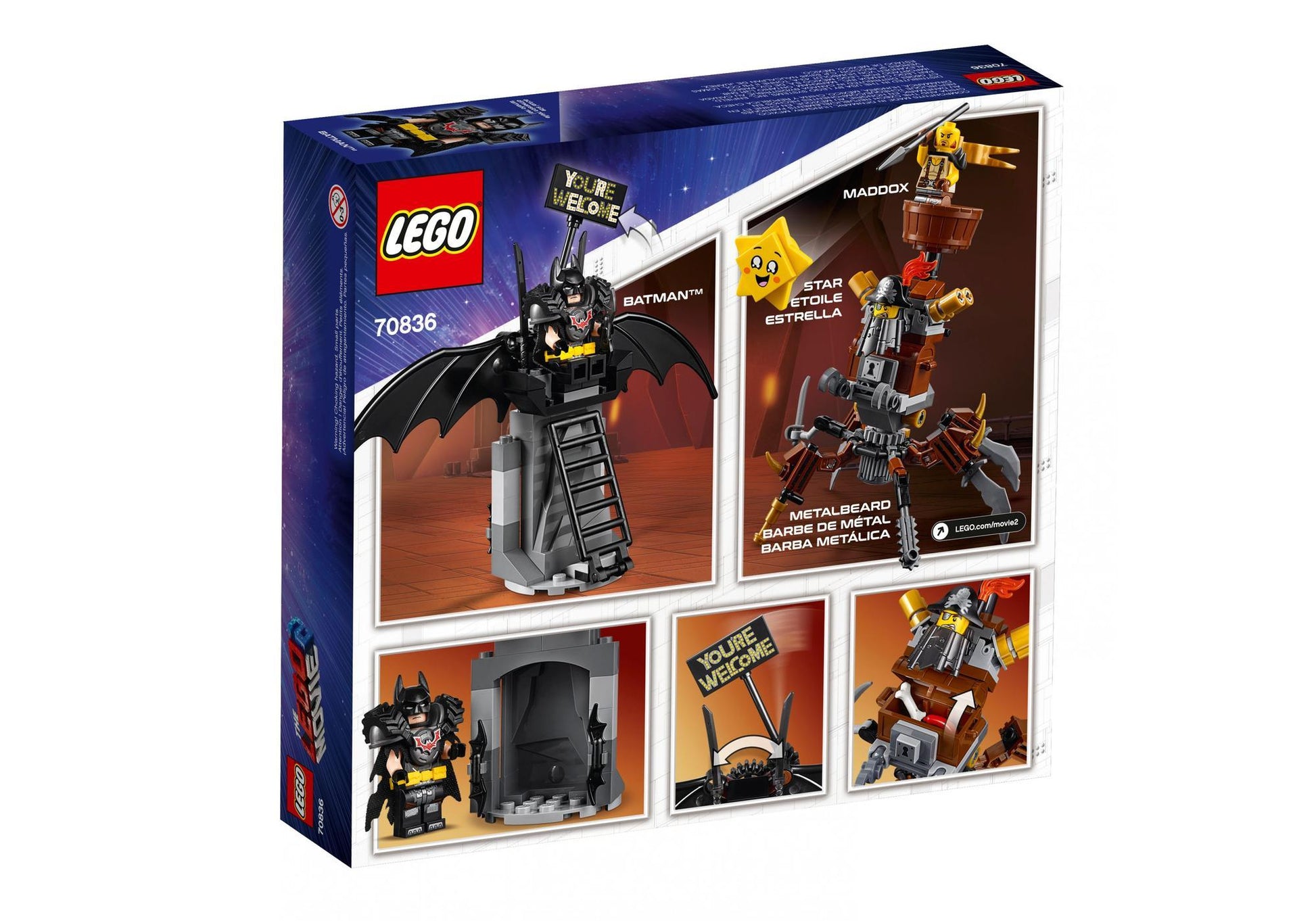 Lego 70836 The Lego Movie 2: Einsatzbereiter Batman und Eisenbart - plegobil