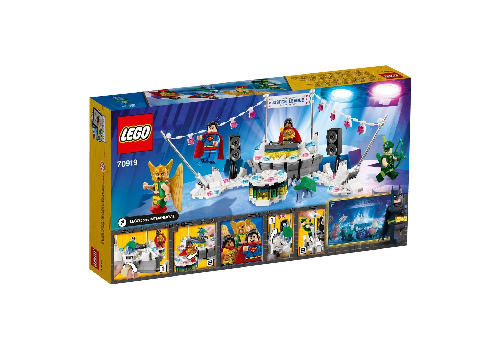 Lego 70919 The Lego Batman Movie: The Justice League Anniversary Party - plegobil