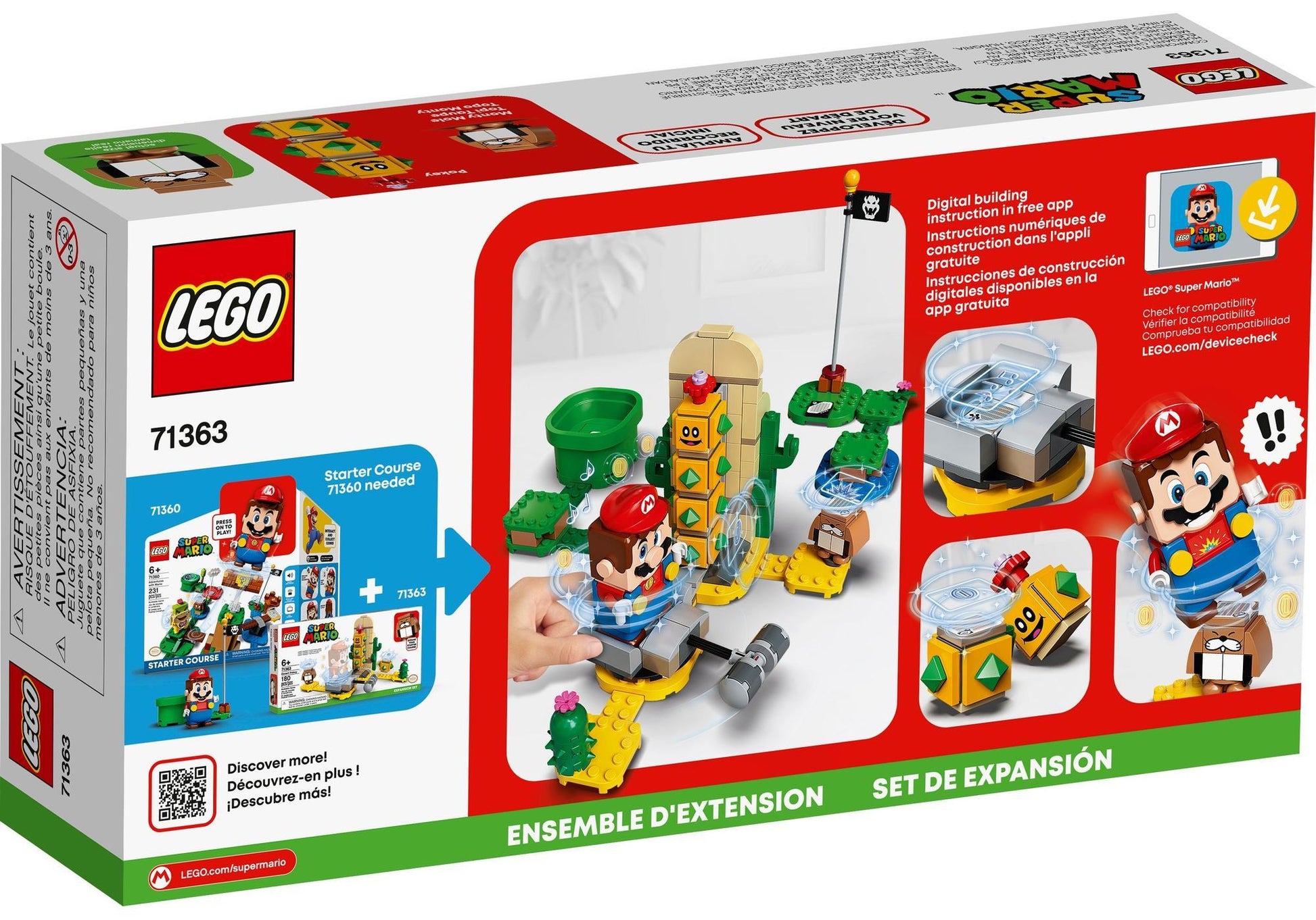 Lego 71363 Super Mario: Wüsten-Pokey - Erweiterungsset - plegobil