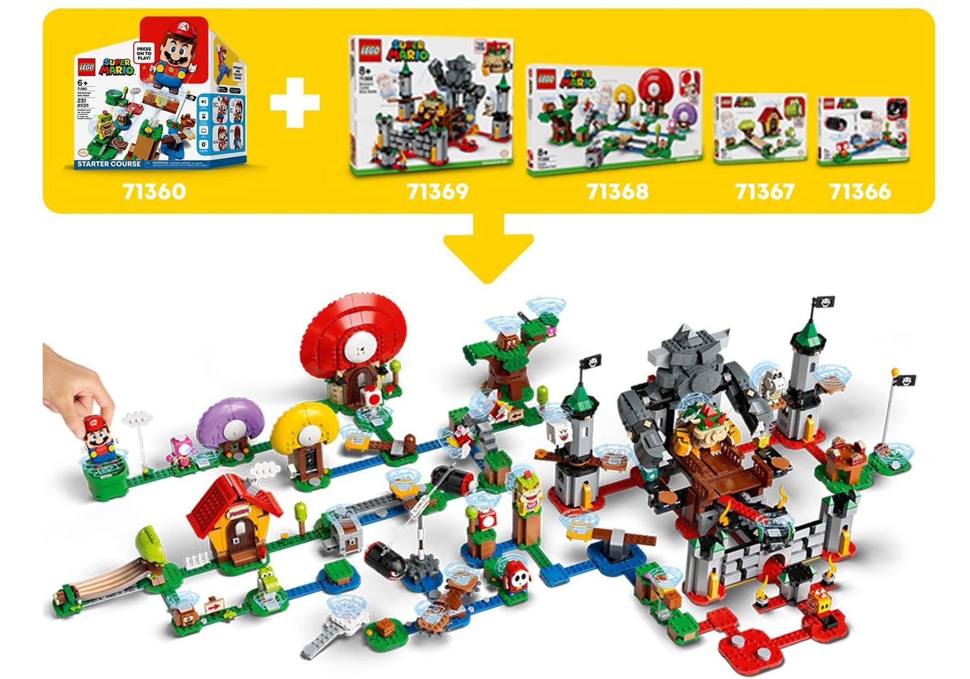 Lego 71364 Super Mario: Wummps Lava-Ärger - Erweiterungsset - plegobil