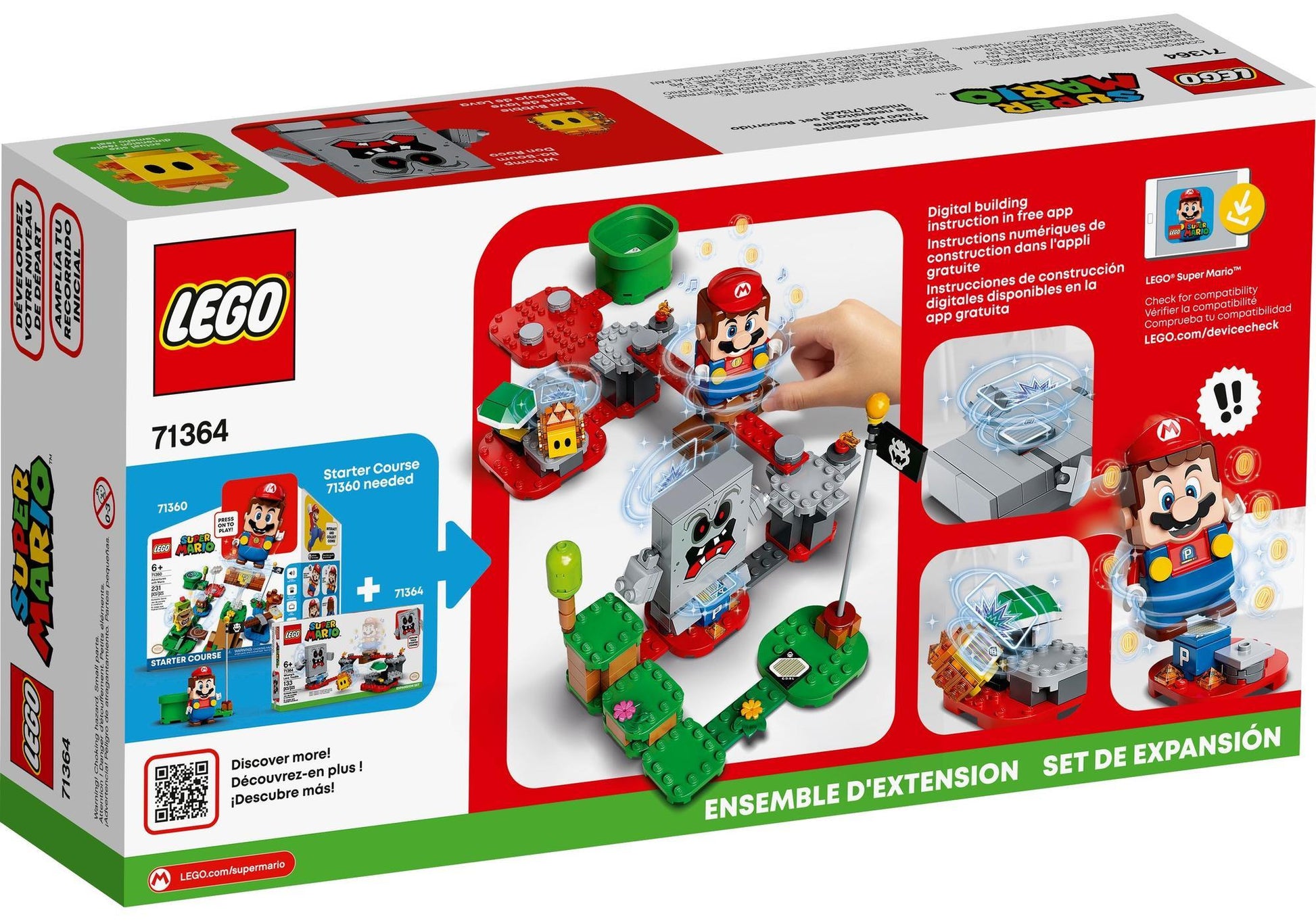 Lego 71364 Super Mario: Wummps Lava-Ärger - Erweiterungsset - plegobil
