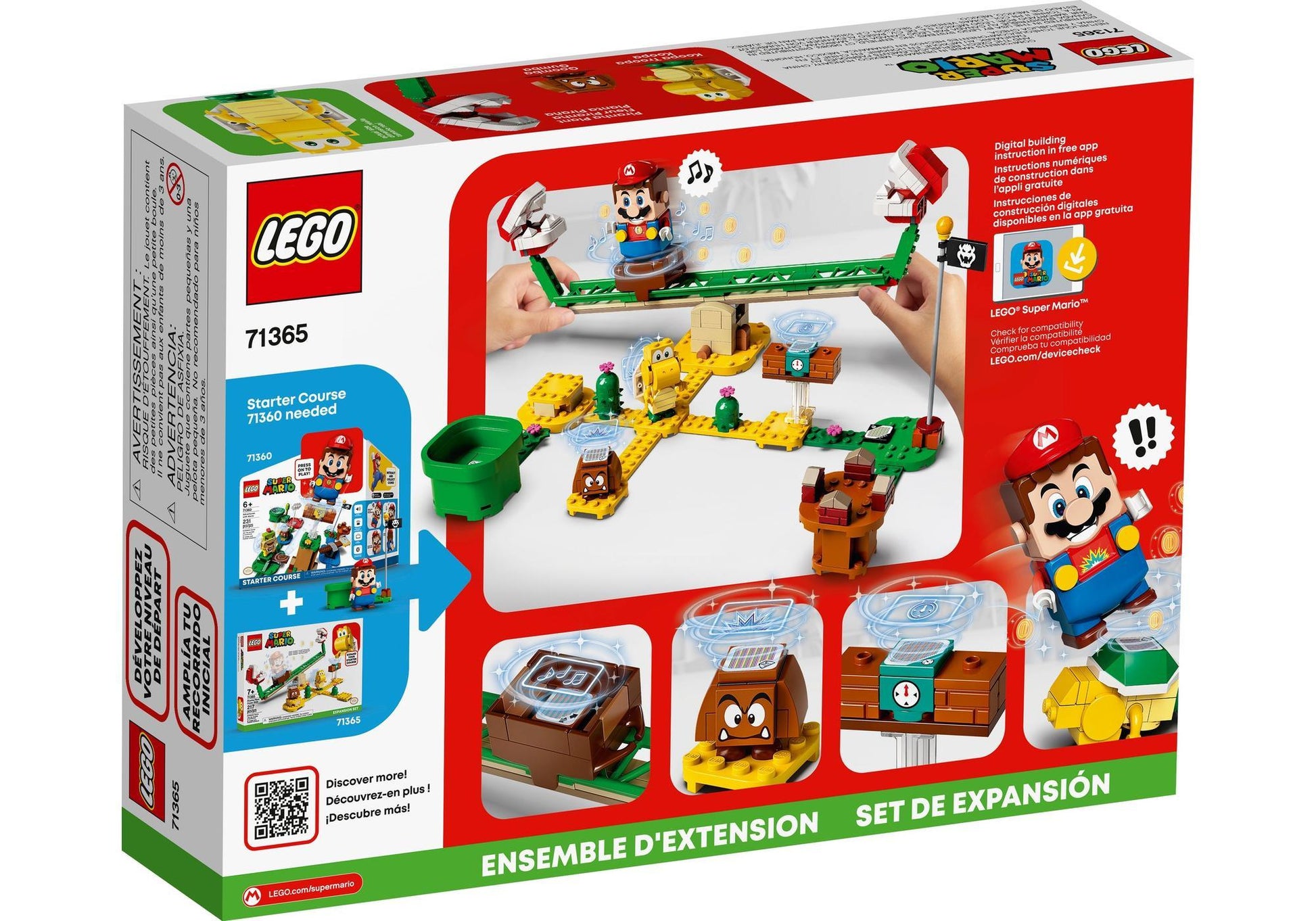 Lego 71365 Super Mario: Piranha-Pflanze-Powerwippe - Erweiterungsset - plegobil