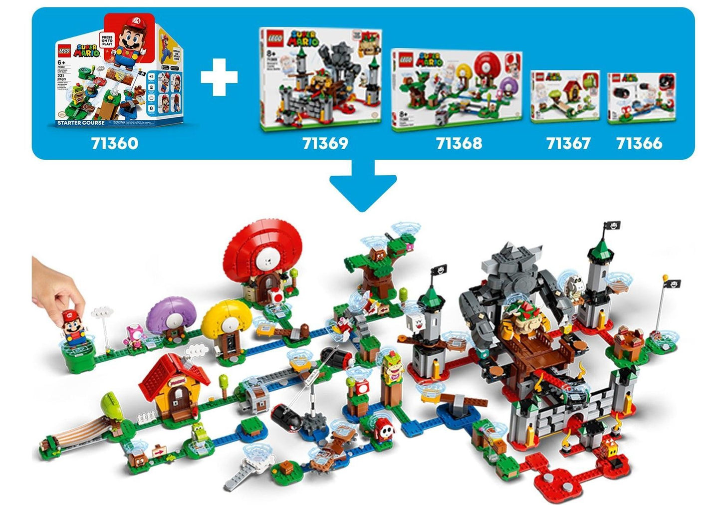 Lego 71367 Super Mario: Marios Haus und Yoshi - Erweiterungsset - plegobil