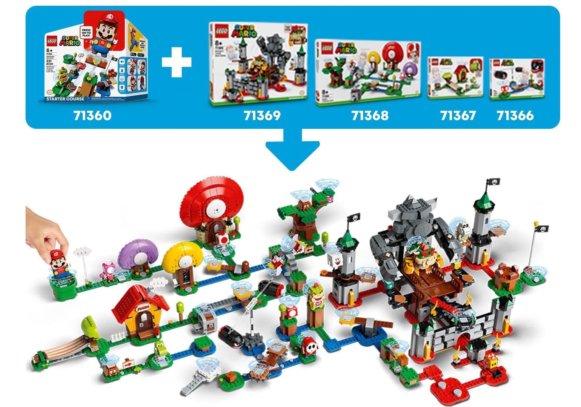 Lego 71367 Super Mario: Marios Haus und Yoshi - Erweiterungsset - plegobil