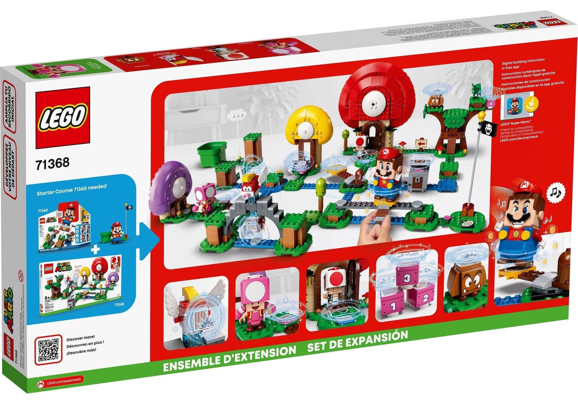 Lego 71368 Super Mario: Toads Schatzsuche - Erweiterungsset - plegobil