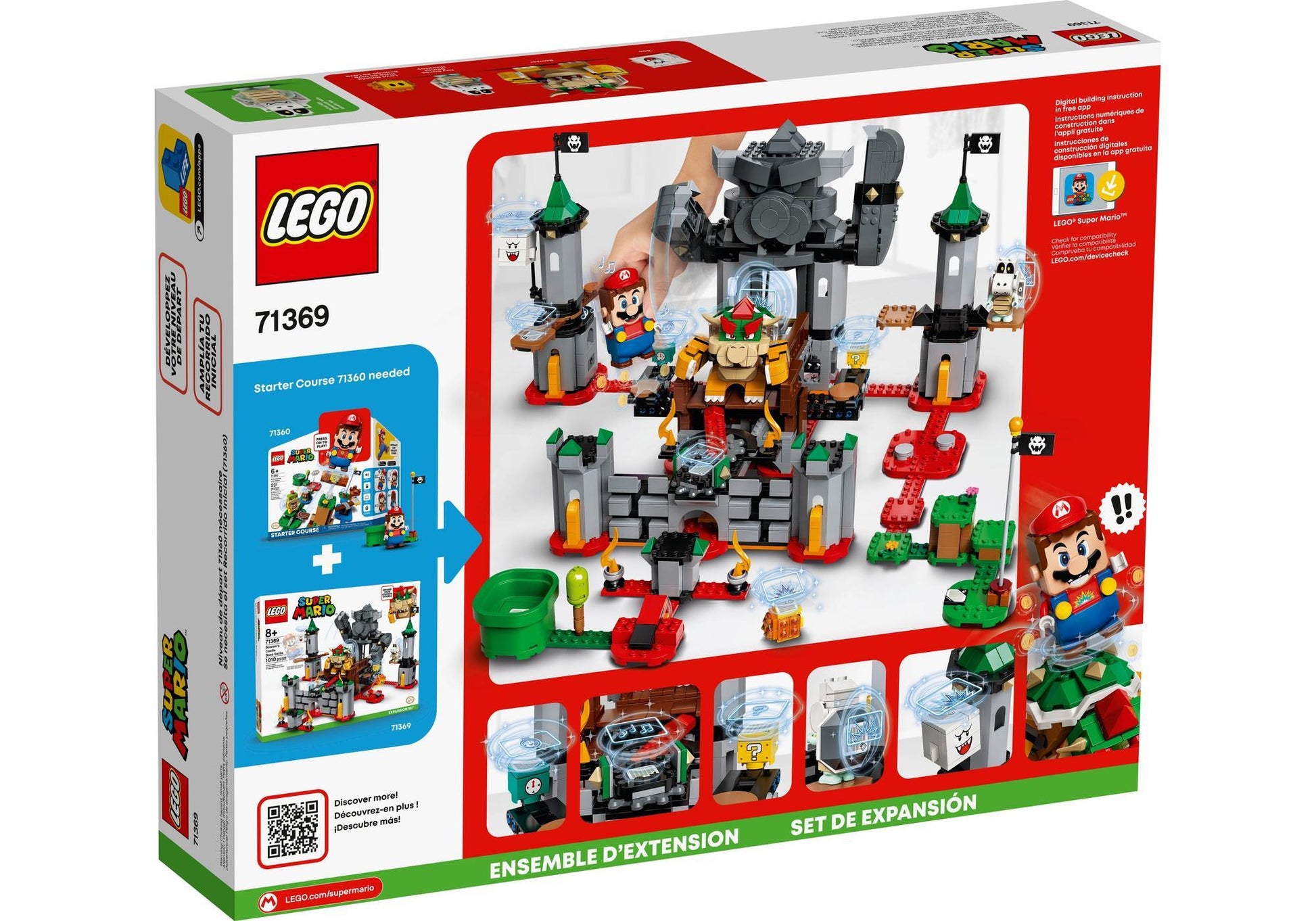 Lego 71369 Super Mario: Bowsers Festung - Erweiterungsset - plegobil