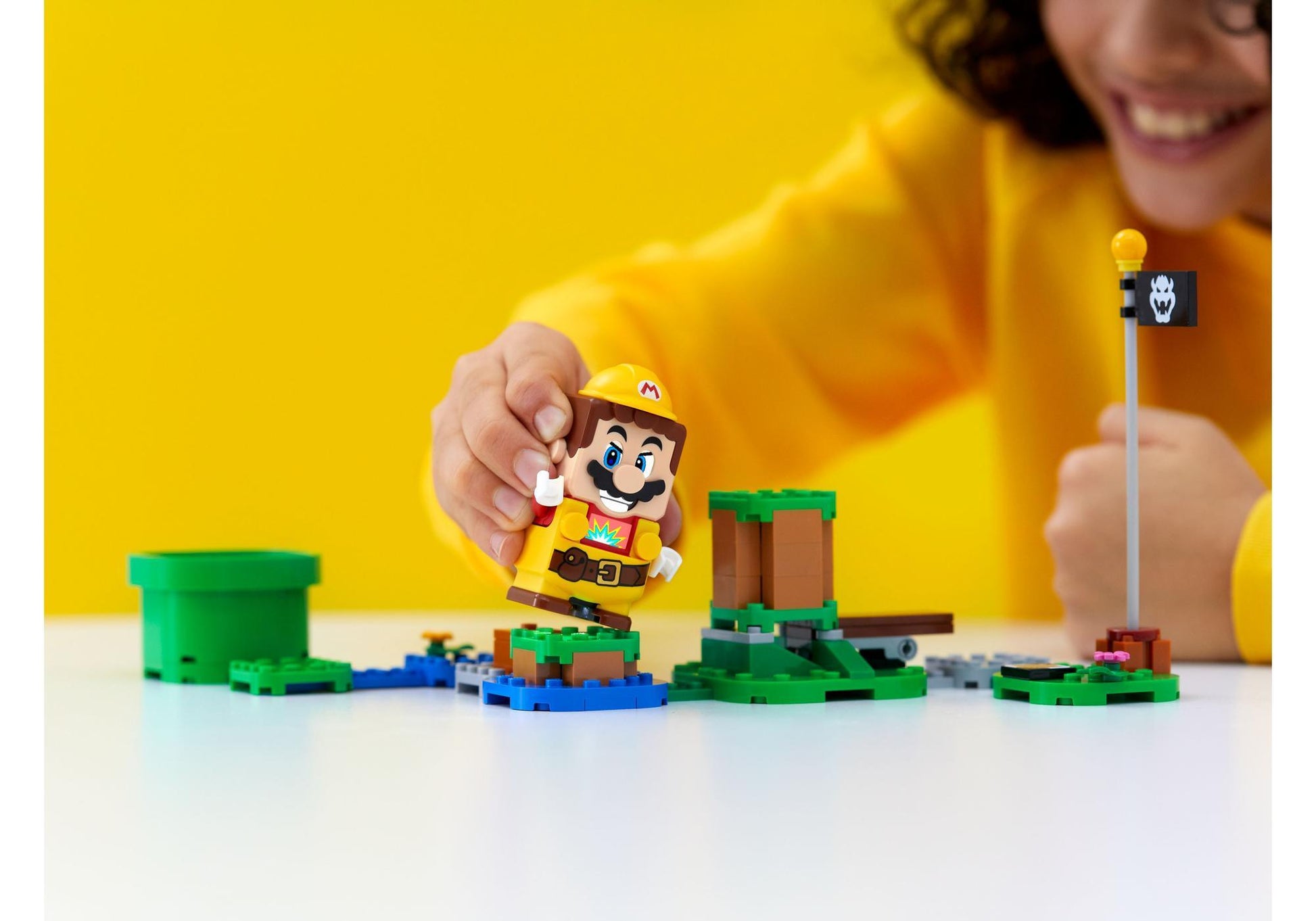 Lego 71373 Super Mario: Baumeister-Mario - Anzug - plegobil