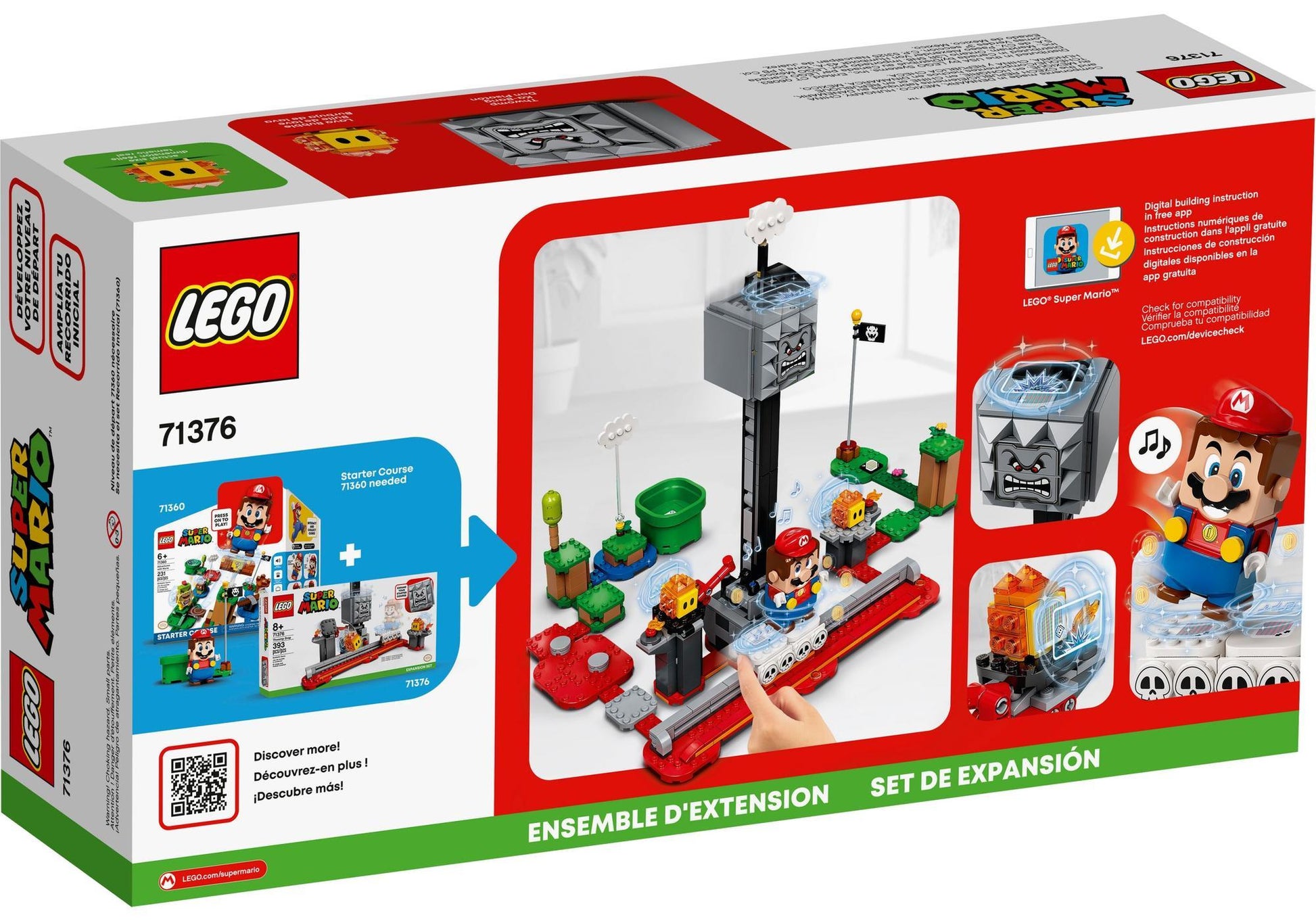 Lego 71376 Super Mario: Fallender Steinblock - Erweiterungsset - plegobil