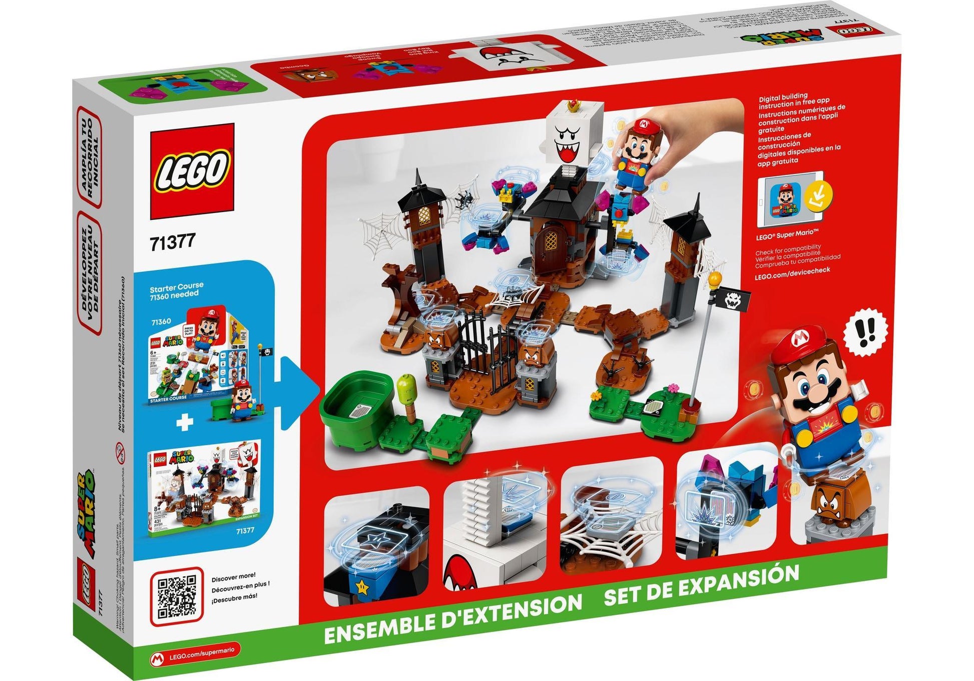 Lego 71377 Super Mario: König Buu Huu und der Spukgarten - Erweiterungsset - plegobil