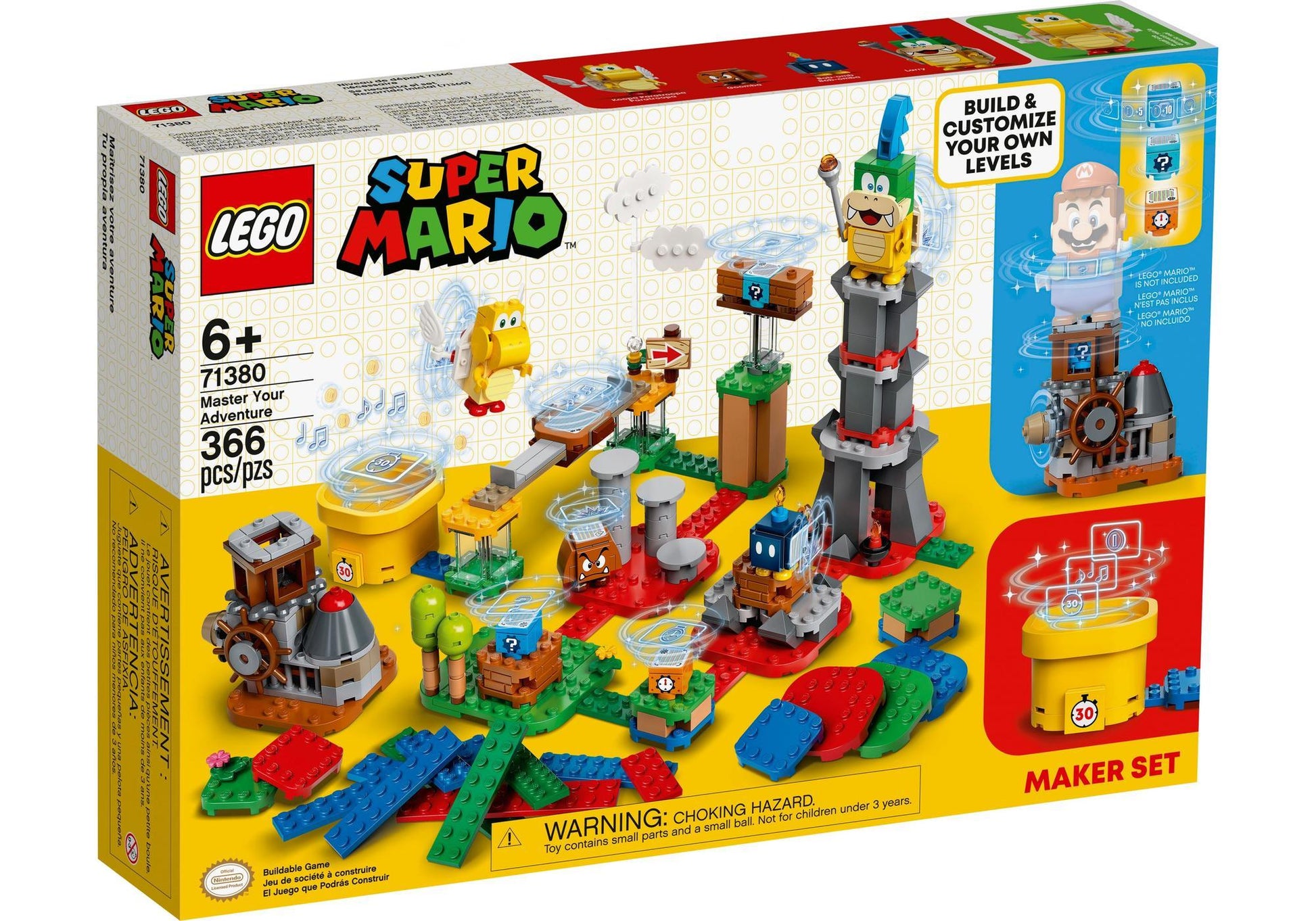 Lego 71380 Super Mario: Baumeister-Set für eigene Abenteuer - plegobil