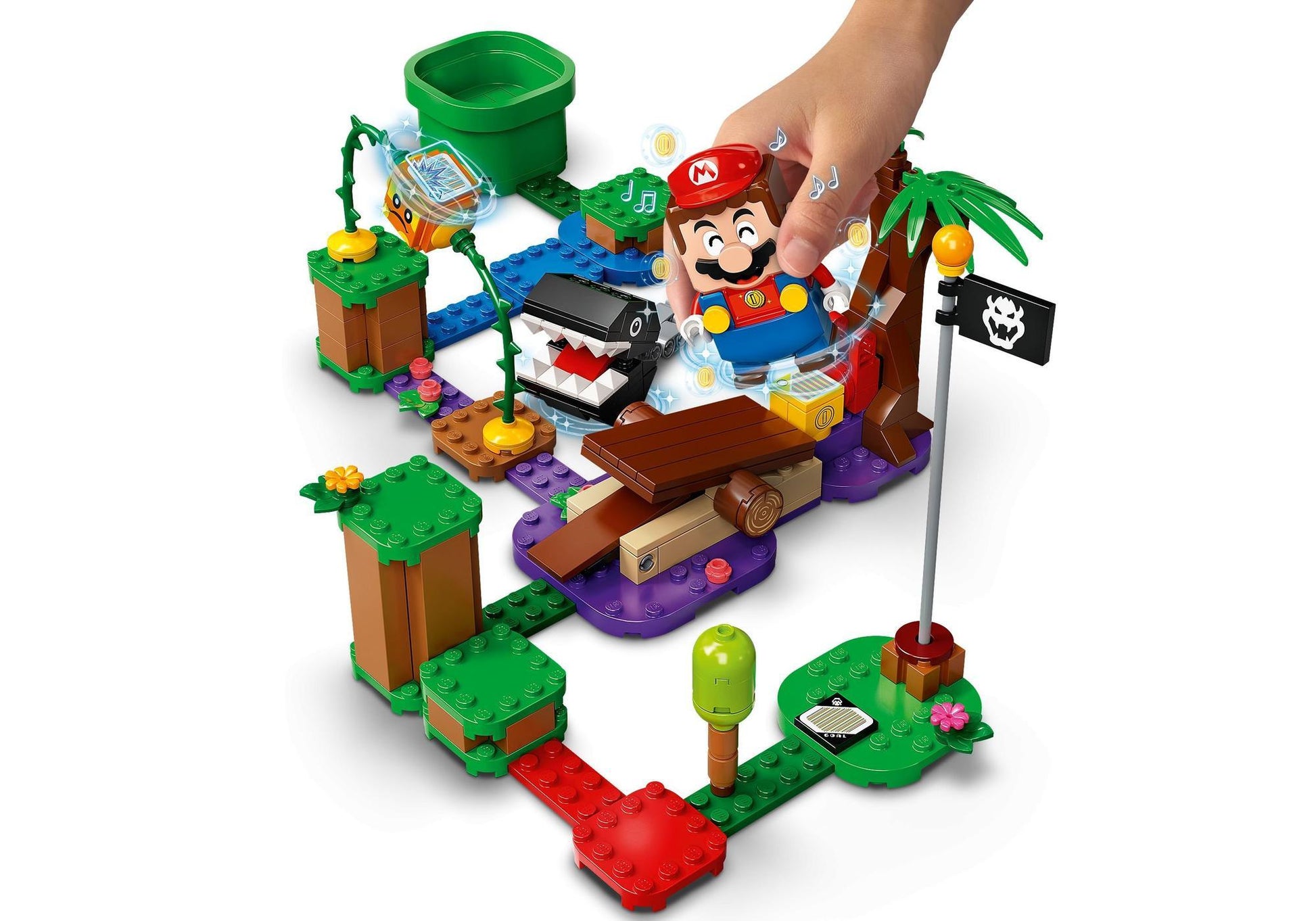 Lego 71381 Super Mario: Begegnung mit dem Kettenhund - Erweiterungsset - plegobil