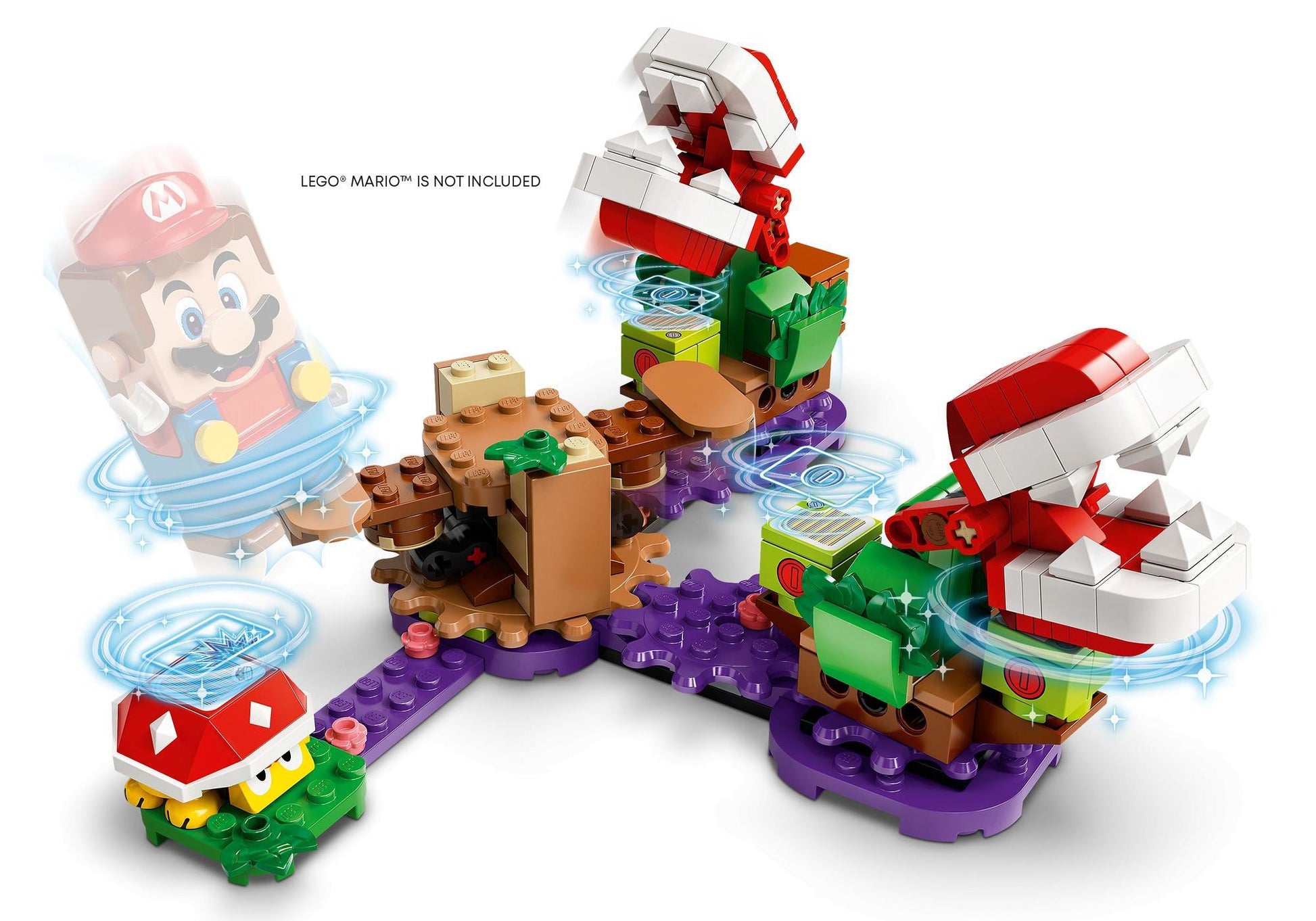 Lego 71382 Super Mario: Piranha-Pflanzen-Herausforderung - Erweiterungsset - plegobil