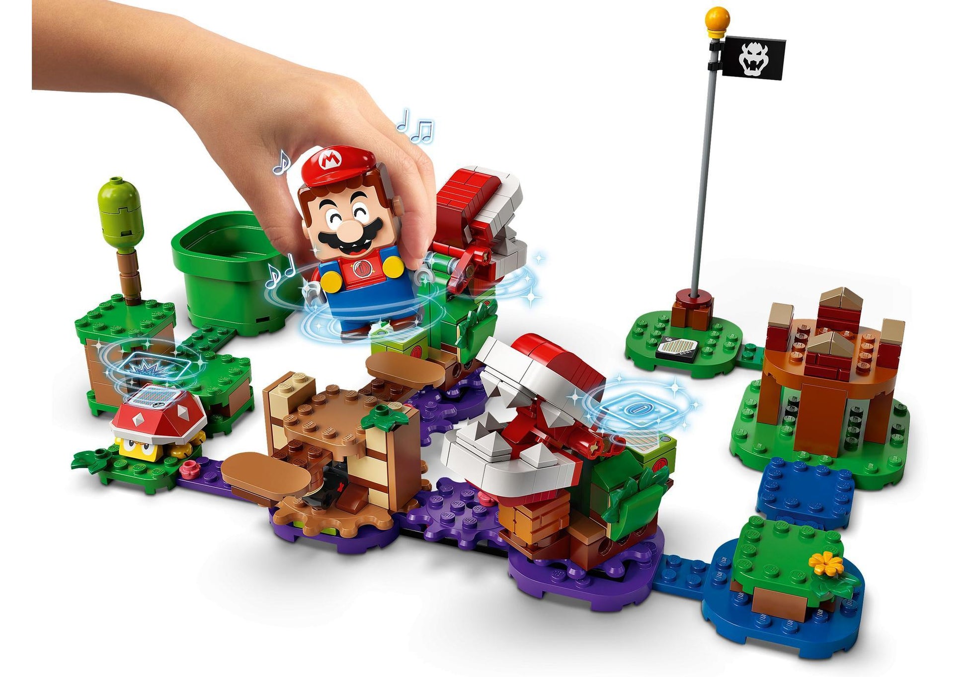 Lego 71382 Super Mario: Piranha-Pflanzen-Herausforderung - Erweiterungsset - plegobil