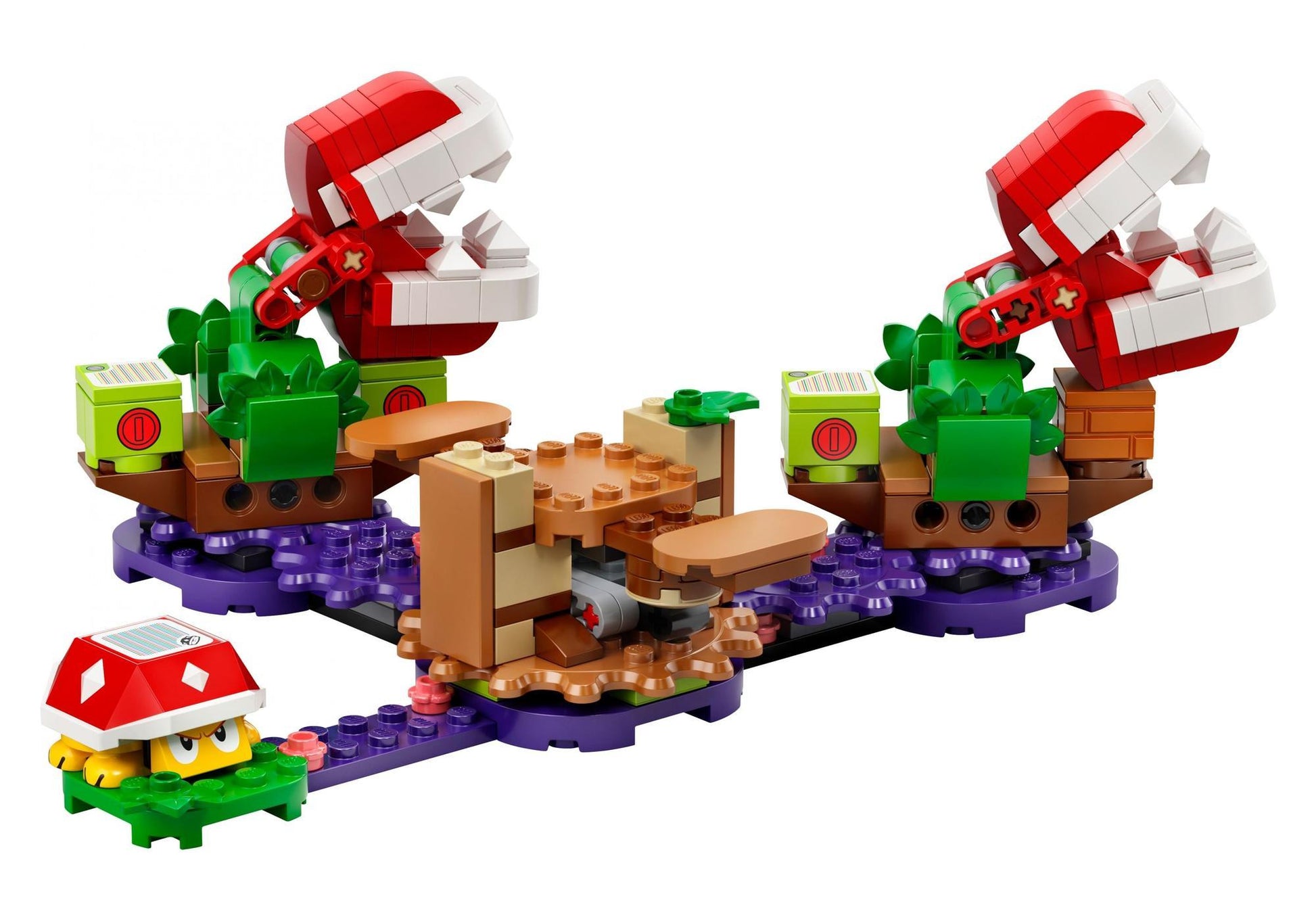 Lego 71382 Super Mario: Piranha-Pflanzen-Herausforderung - Erweiterungsset - plegobil
