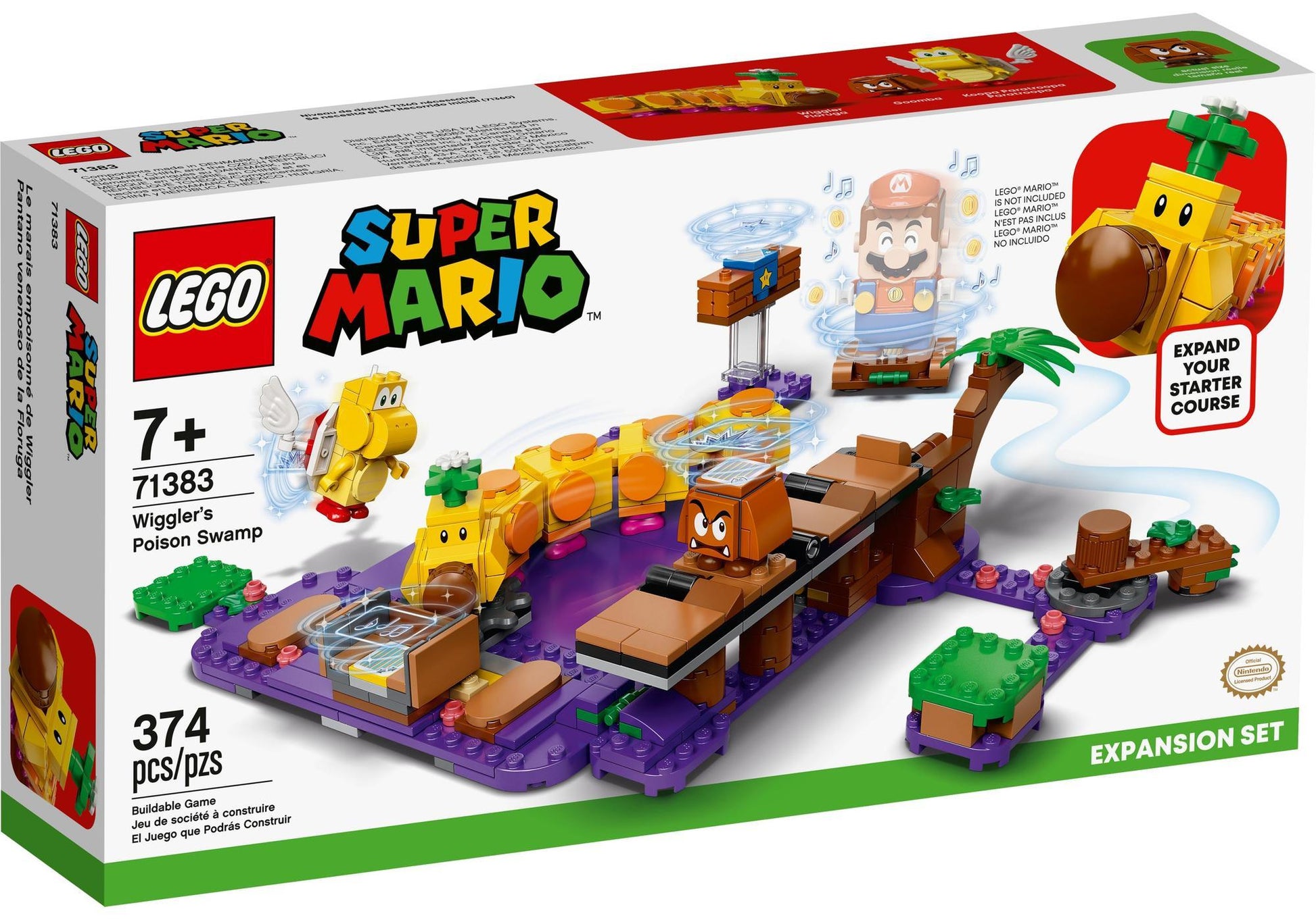 Lego 71383 Super Mario: Wigglers Giftsumpf - Erweiterungsset - plegobil