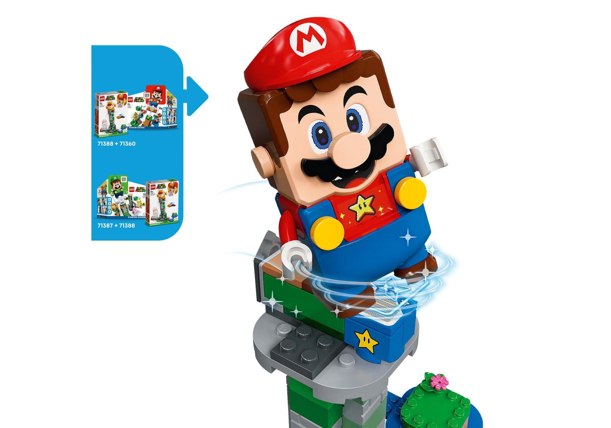 Lego 71388 Super Mario: Kippturm mit Sumo-Bruder-Boss - Erweiterungsset - plegobil