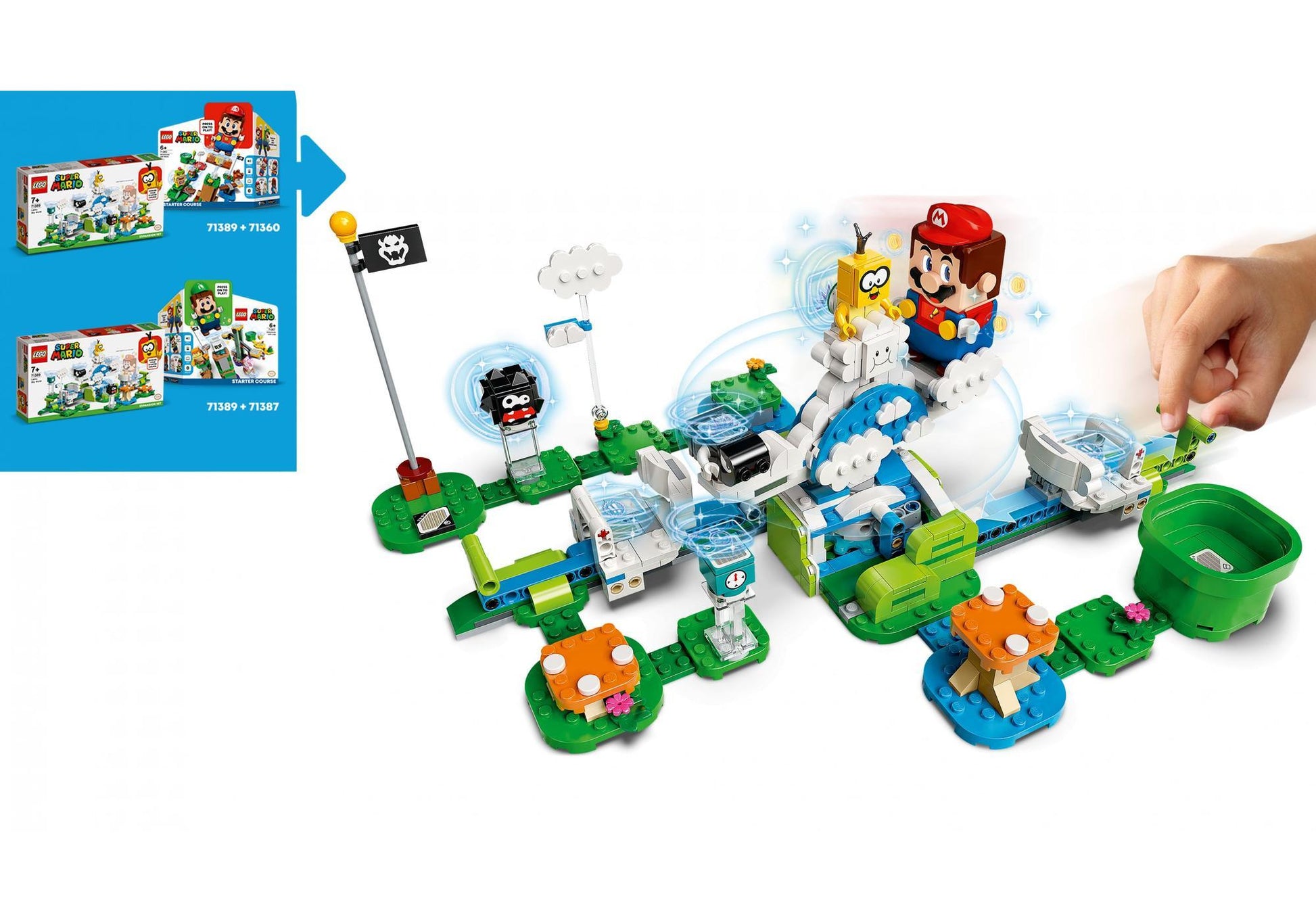 Lego 71389 Super Mario: Lakitus Wolkenwelt - Erweiterungsset - plegobil