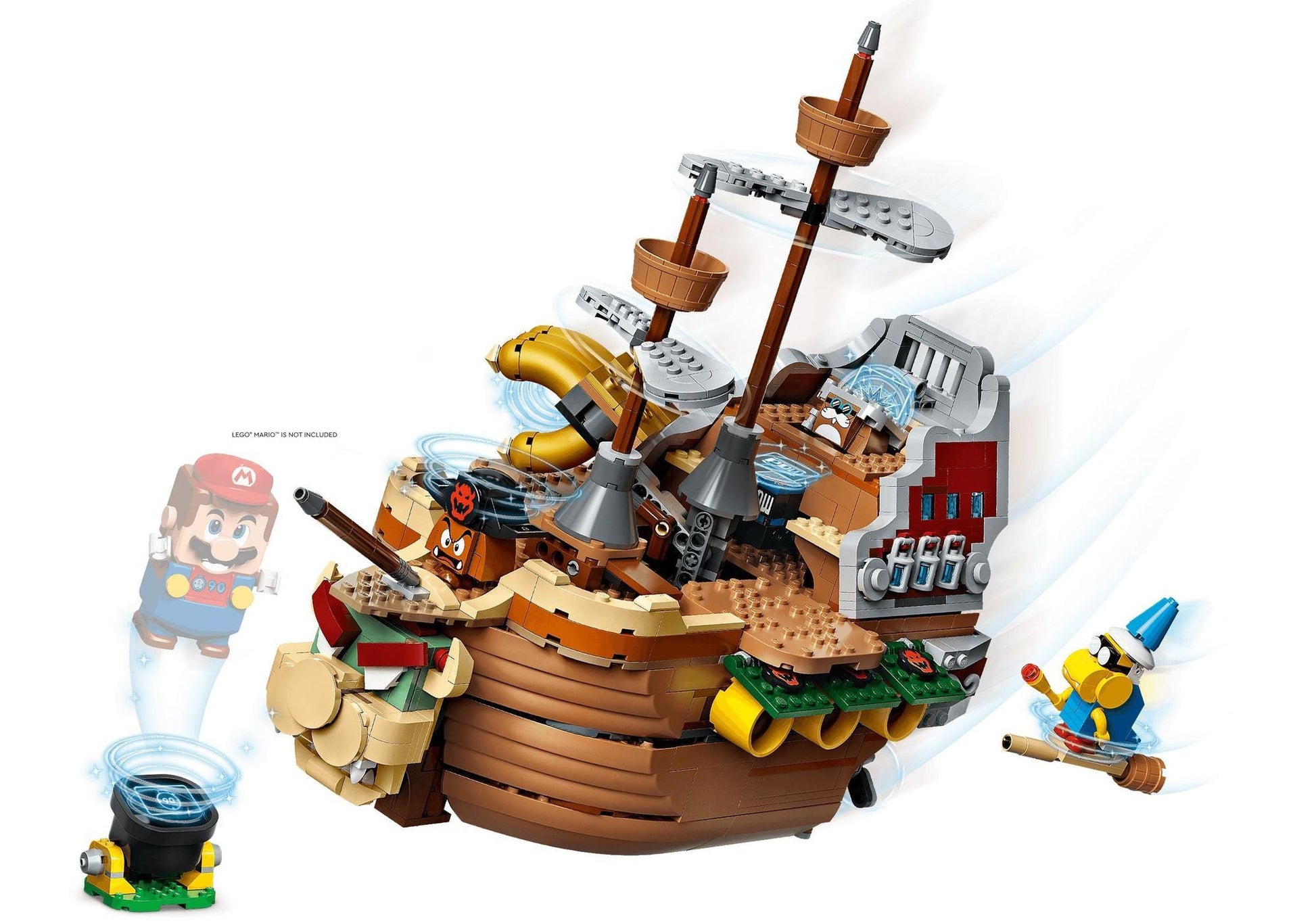 Lego 71391 Super Mario: Bowsers Luftschiff - Erweiterungsset - plegobil