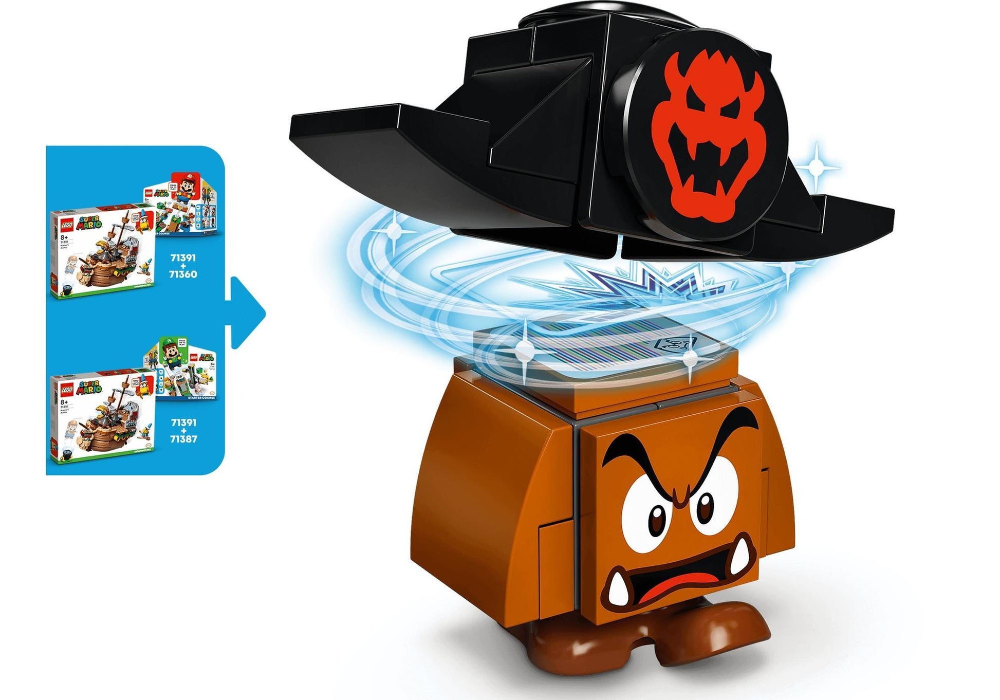 Lego 71391 Super Mario: Bowsers Luftschiff - Erweiterungsset - plegobil