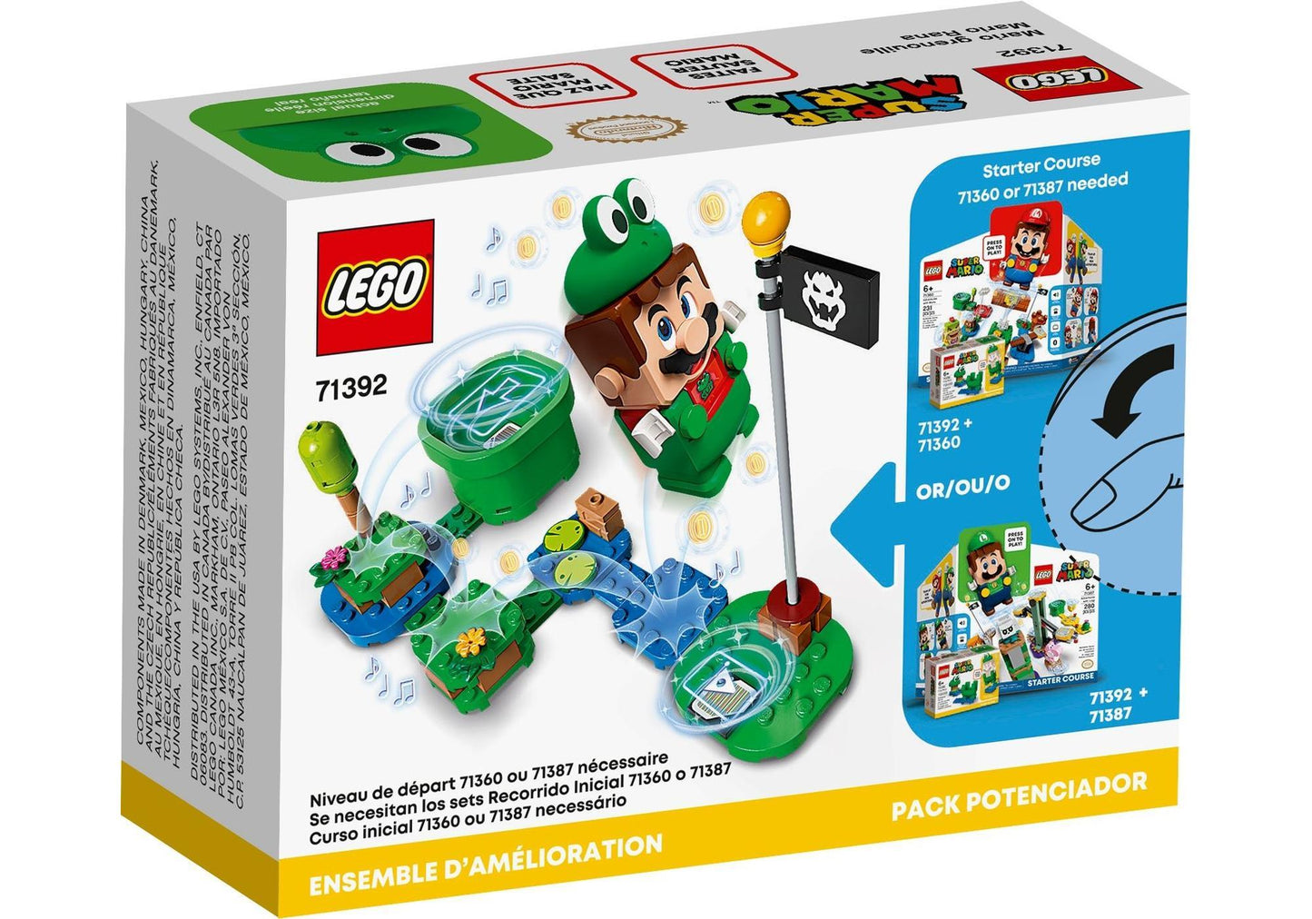 Lego 71392 Super Mario: Frosch-Mario Anzug - plegobil