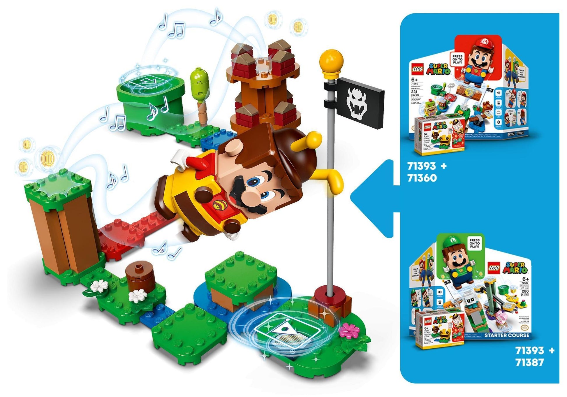 Lego 71393 Super Mario: Bienen-Mario Anzug - plegobil