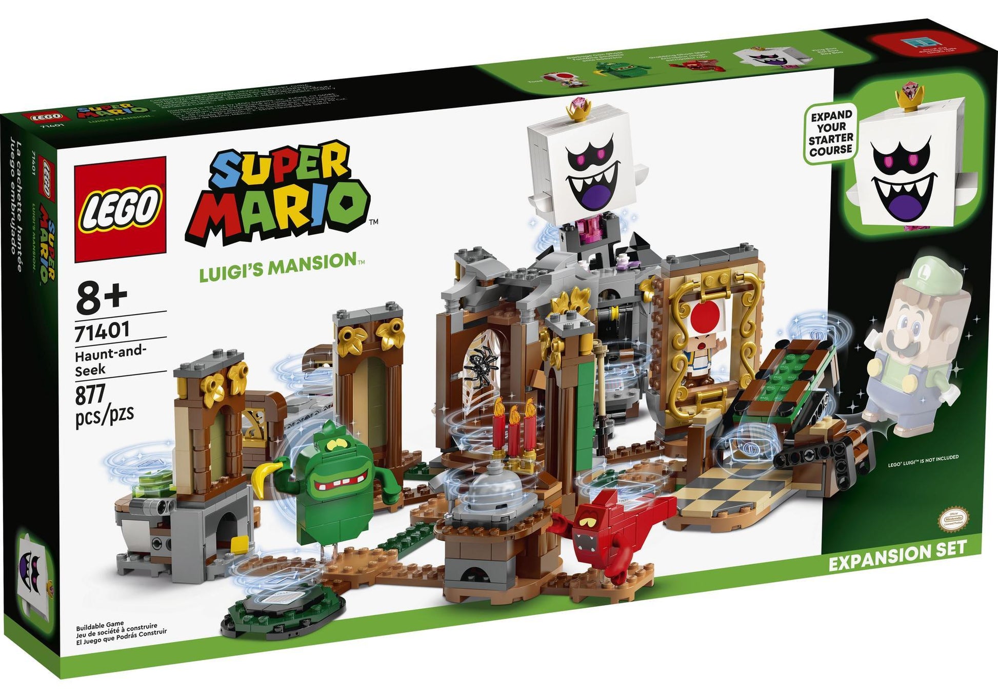Lego 71401 Super Mario: Luigis Mansion: Gruseliges Versteckspiel - Erweiterungsset - plegobil