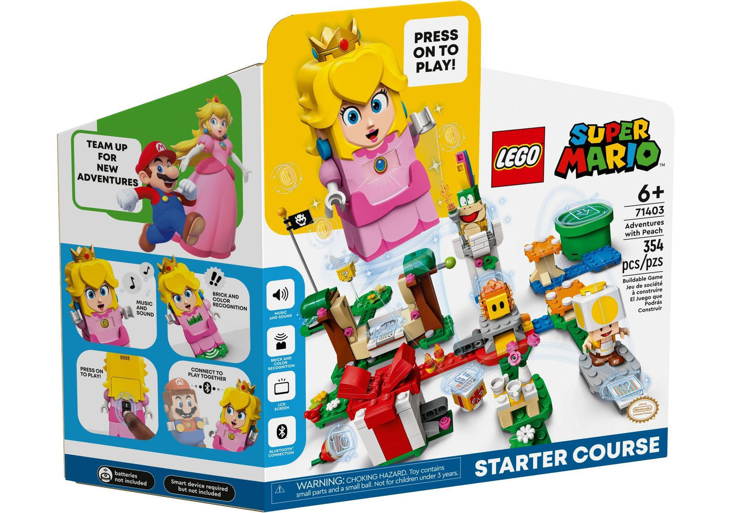 Lego 71403 Super Mario: Abenteuer mit Peach - Starterset - plegobil