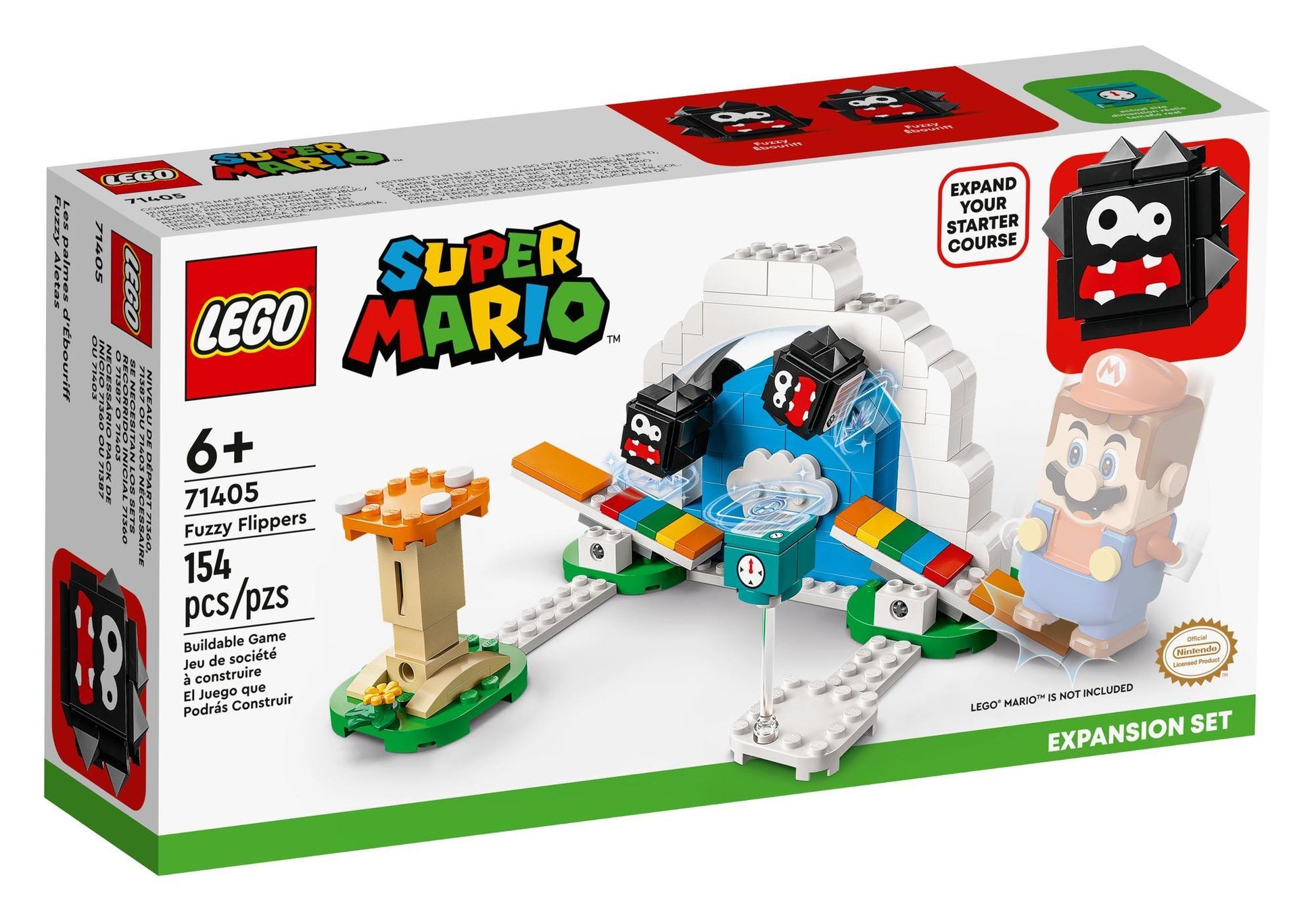 Lego 71405 Super Mario: Fuzzy-Flipper - Erweiterungsset - plegobil