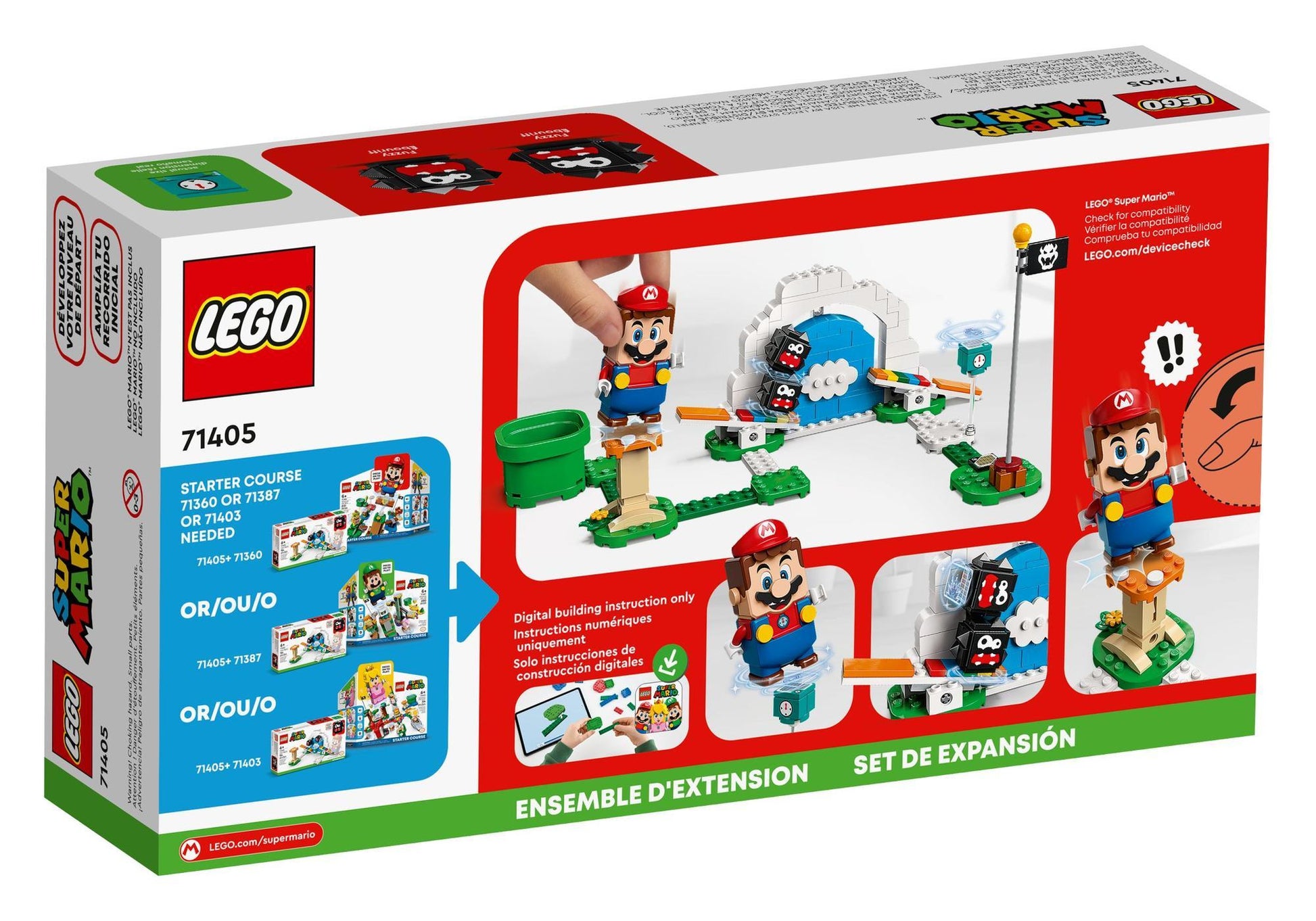 Lego 71405 Super Mario: Fuzzy-Flipper - Erweiterungsset - plegobil