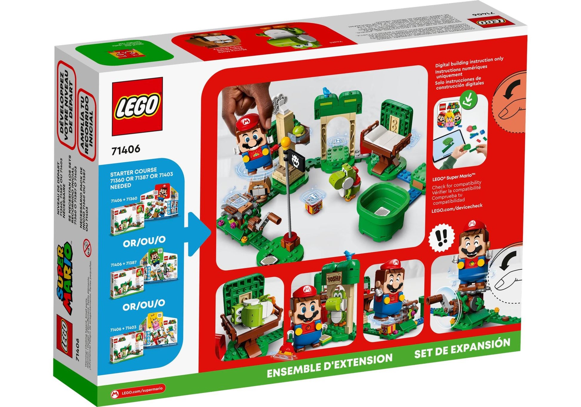 Lego 71406 Super Mario: Yoshis Geschenkhaus - Erweiterungsset - plegobil