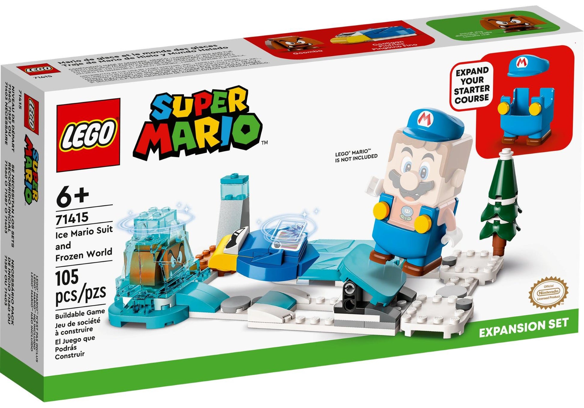 Lego 71415 Super Mario: Eis-Mario-Anzug - Erweiterungsset - plegobil