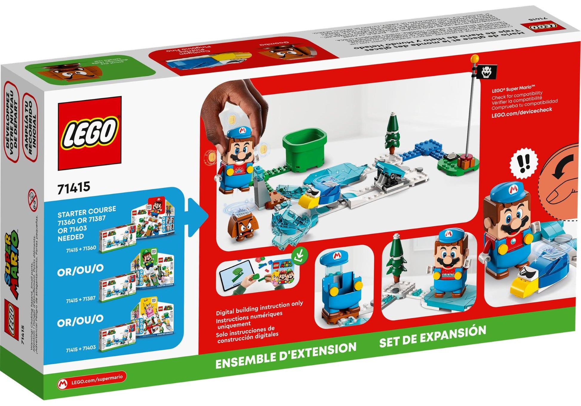 Lego 71415 Super Mario: Eis-Mario-Anzug - Erweiterungsset - plegobil