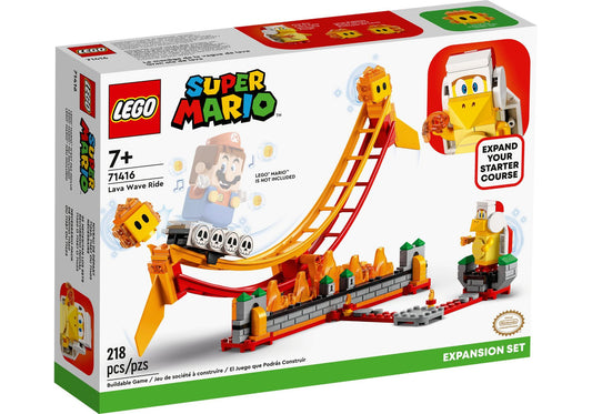 Lego 71416 Super Mario: Lavawelle-Fahrgeschäft - Erweiterungsset - plegobil