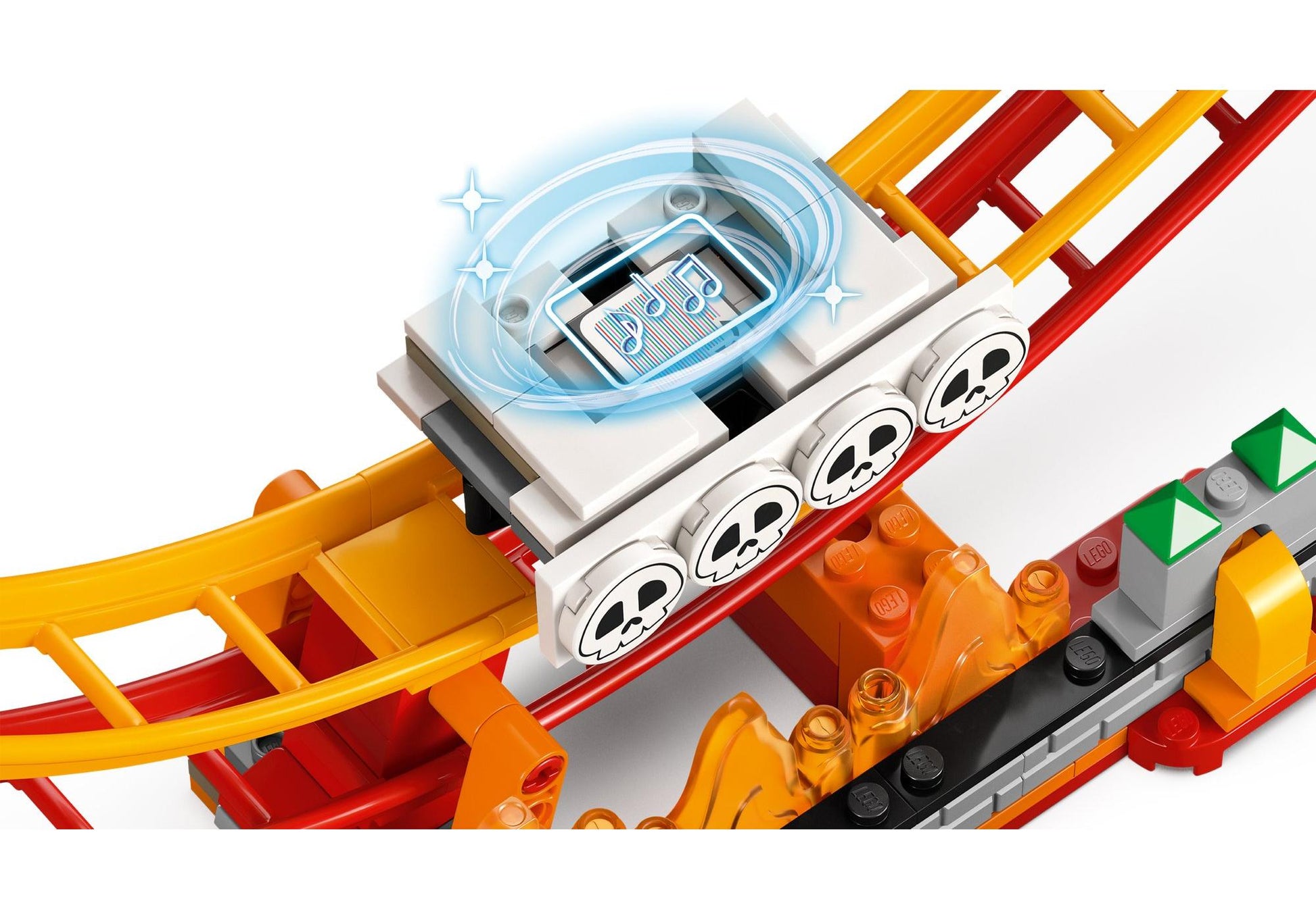Lego 71416 Super Mario: Lavawelle-Fahrgeschäft - Erweiterungsset - plegobil