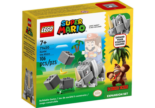 Lego 71420 Super Mario: Rambi das Rhino - Erweiterungsset - plegobil