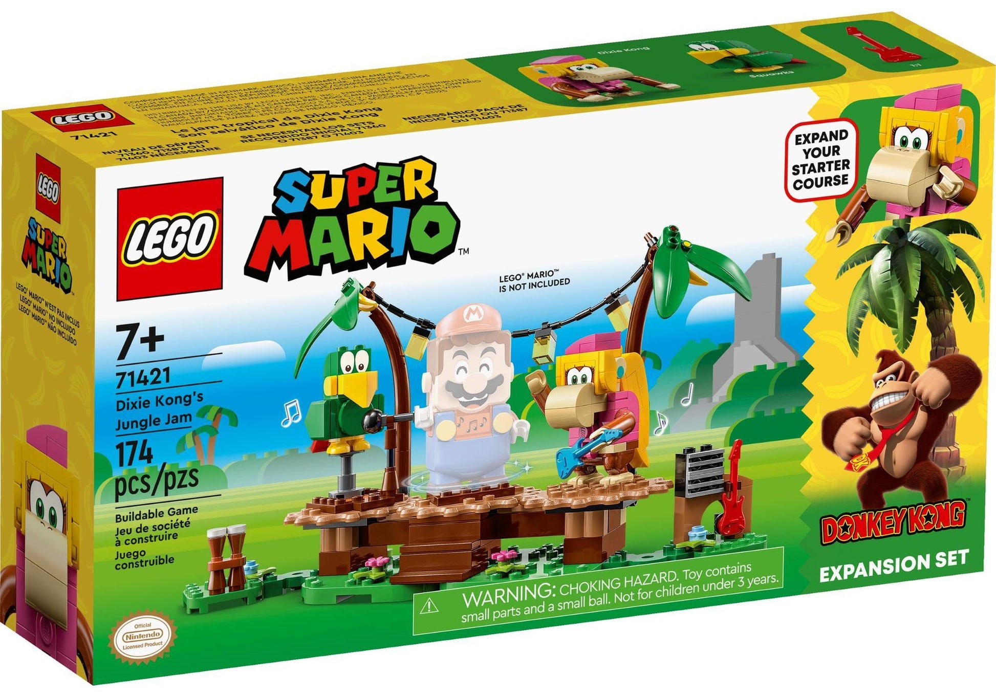 Lego 71421 Super Mario: Dixie Kongs Dschungel-Jam - Erweiterungsset - plegobil