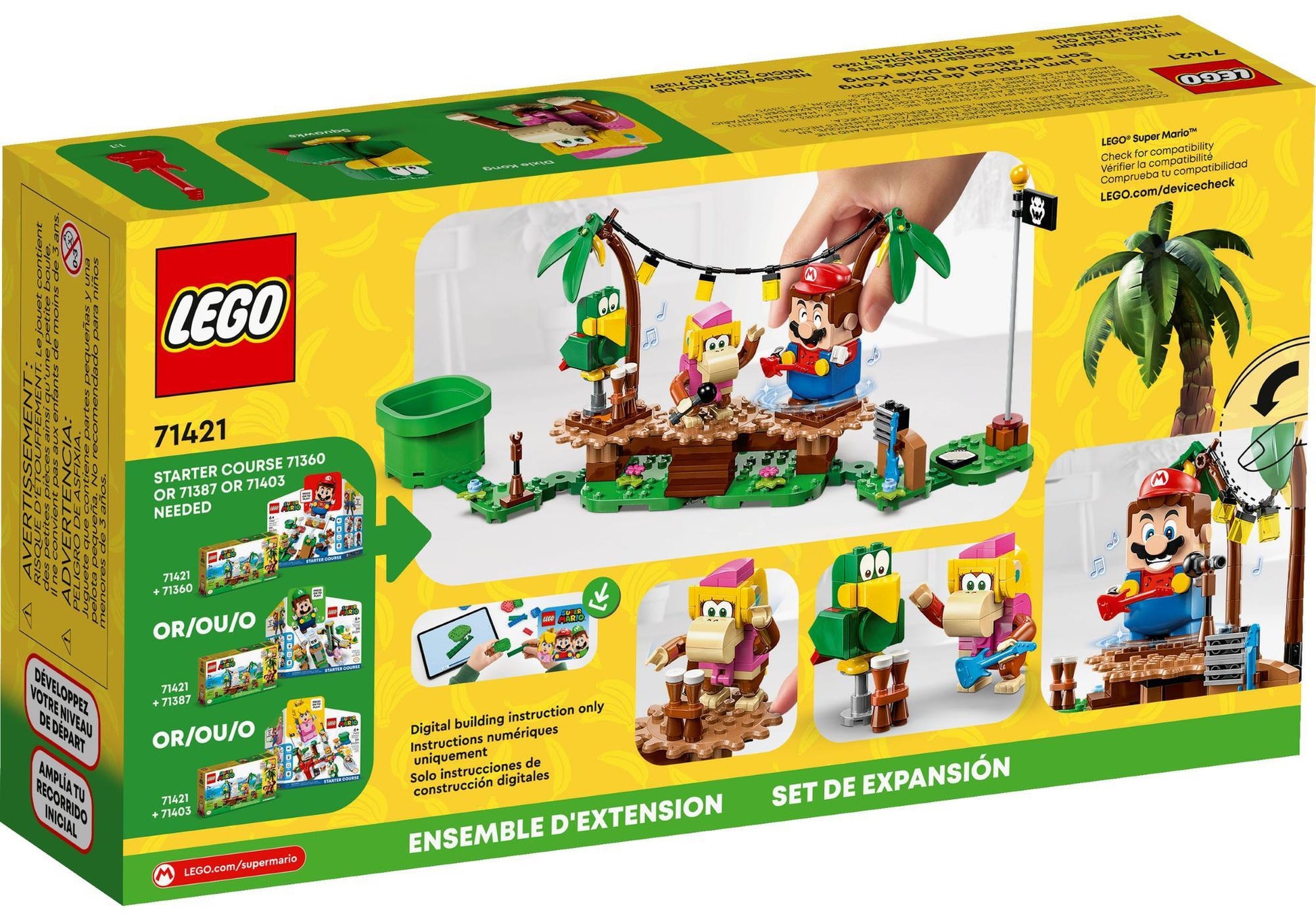 Lego 71421 Super Mario: Dixie Kongs Dschungel-Jam - Erweiterungsset - plegobil