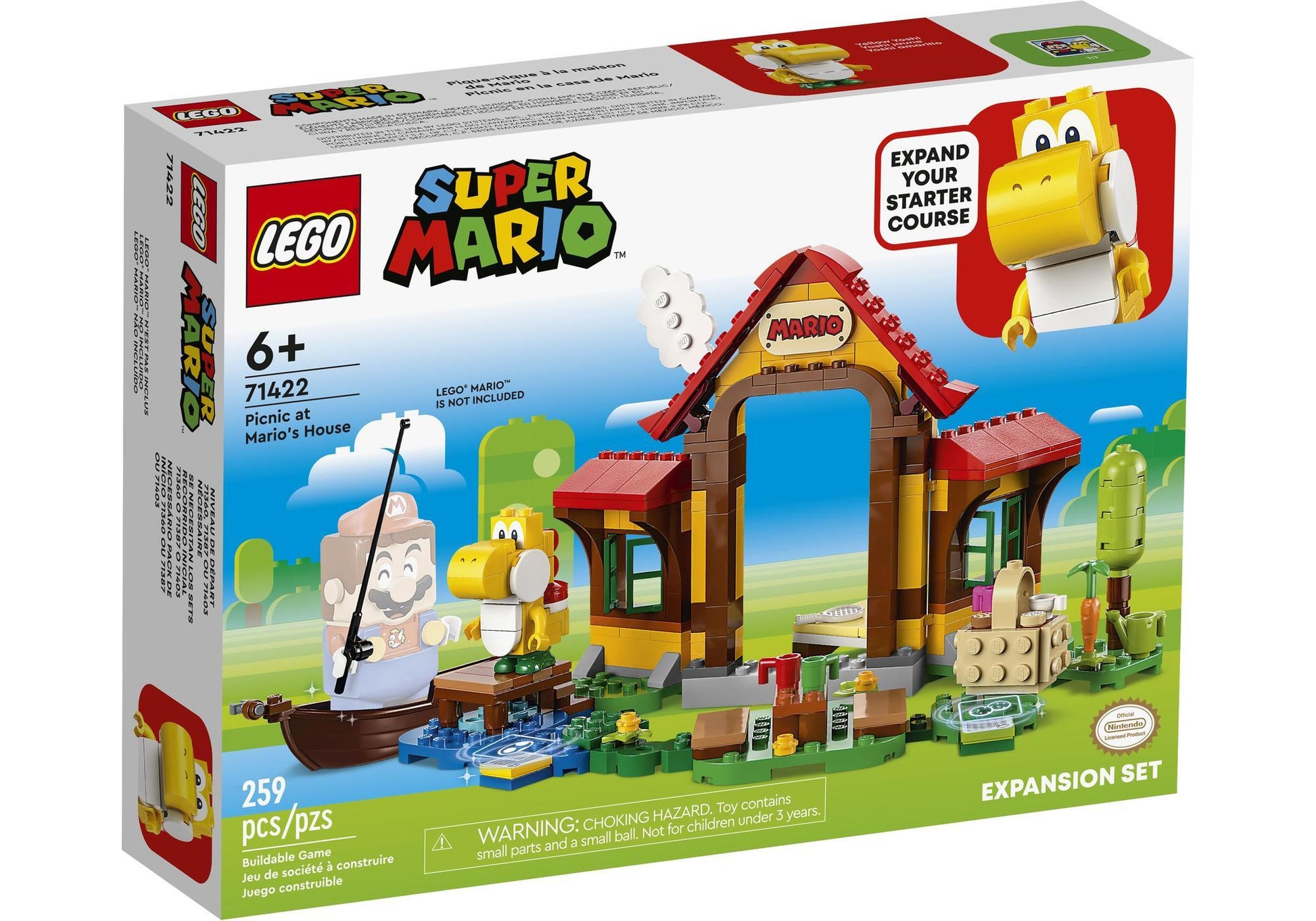 Lego 71422 Super Mario: Picknick bei Mario - Erweiterungsset - plegobil