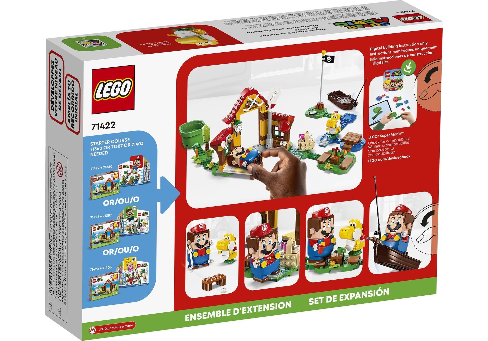Lego 71422 Super Mario: Picknick bei Mario - Erweiterungsset - plegobil
