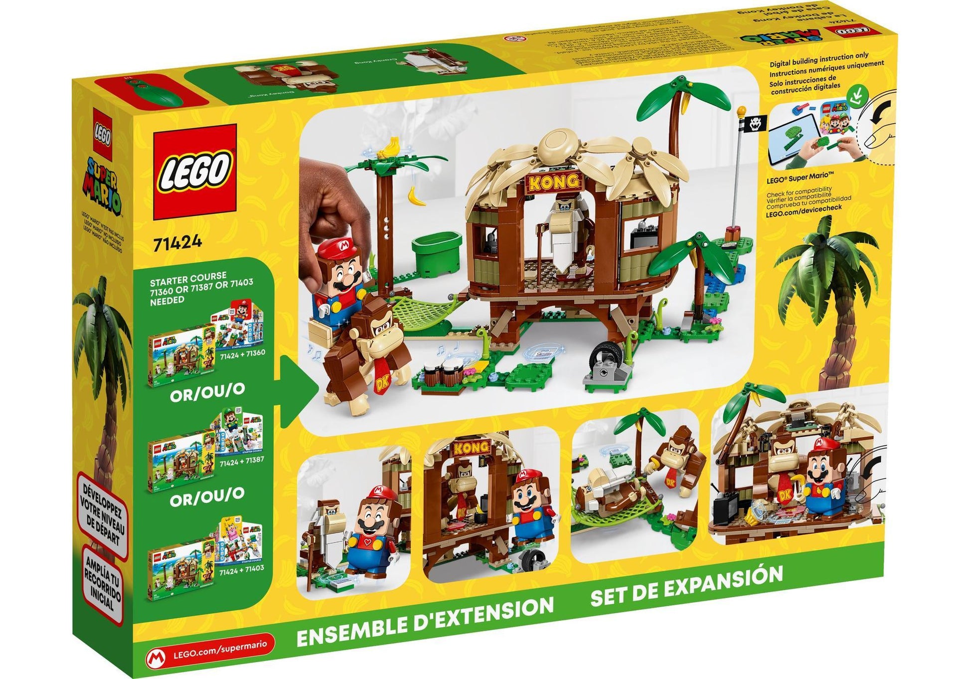 Lego 71424 Super Mario: Donkey Kongs Baumhaus - Erweiterungsset - plegobil