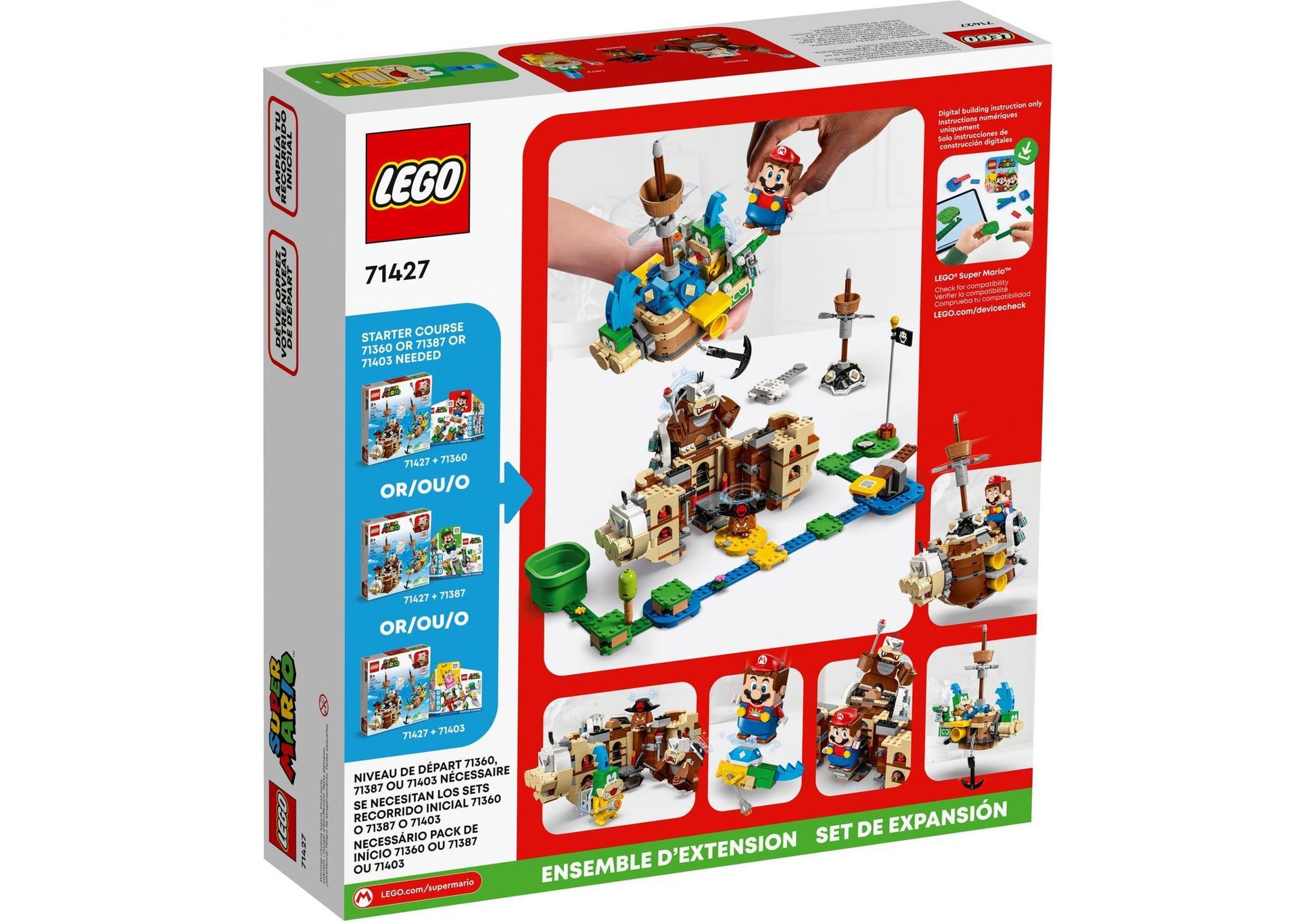 Lego 71427 Super Mario: Larry und Mortons Luftgaleeren - Erweiterungsset - plegobil
