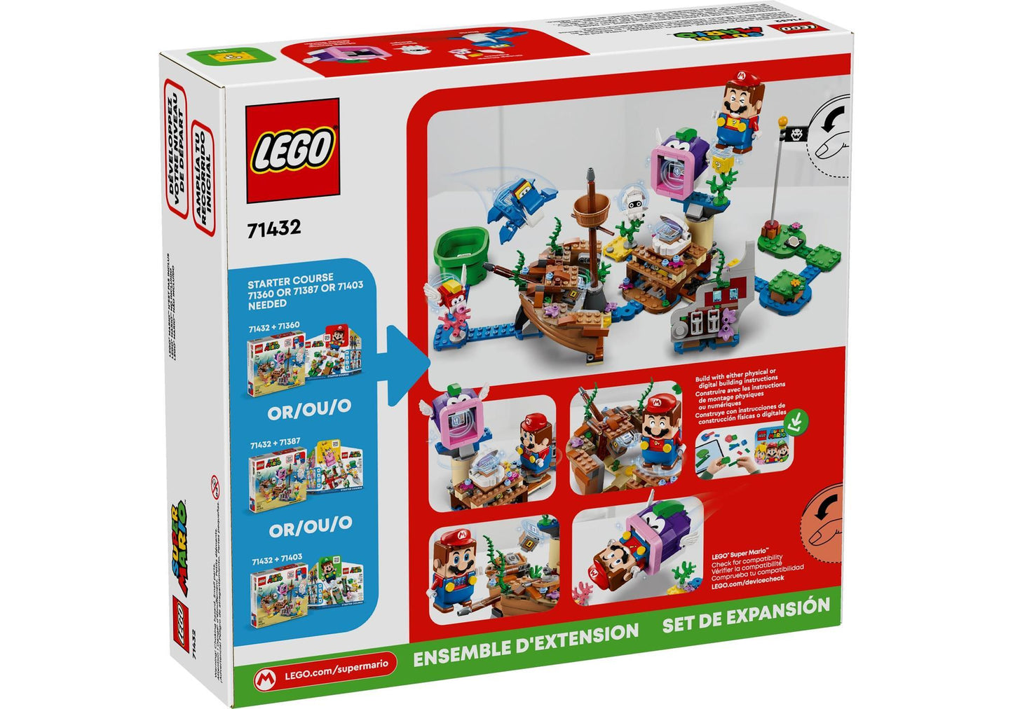 Lego 71432 Super Mario: Dorrie und das versunkene Schiff - Erweiterungsset - plegobil