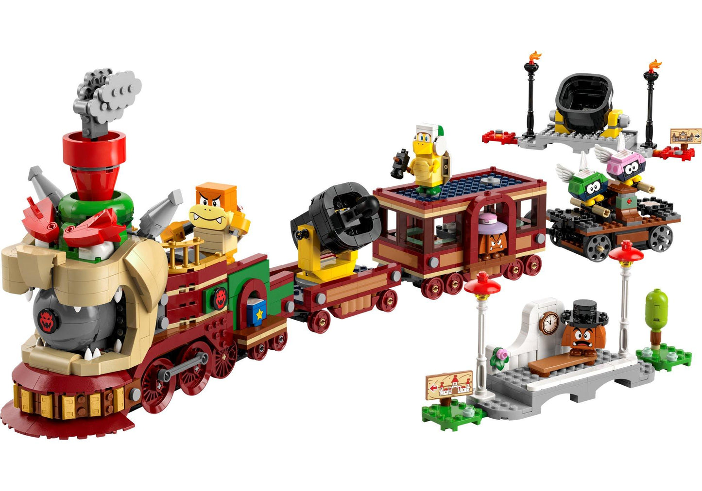 Lego 71437 Super Mario: Der Bowser-Schnellzug - plegobil
