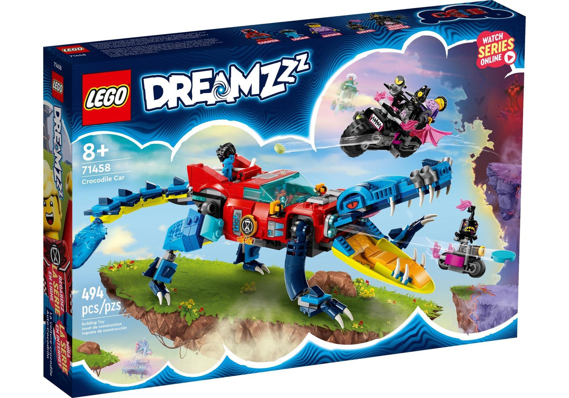 Lego 71458 DREAMZzz: Krokodilauto - plegobil