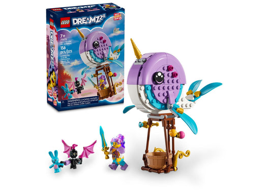 Lego 71472 DreamZzz: Izzies Narwal-Heißluftballon - plegobil