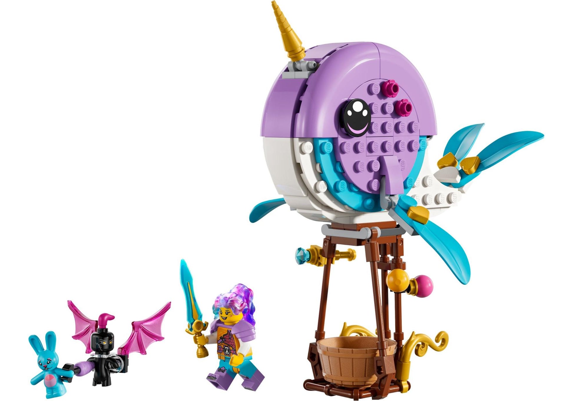Lego 71472 DreamZzz: Izzies Narwal-Heißluftballon - plegobil