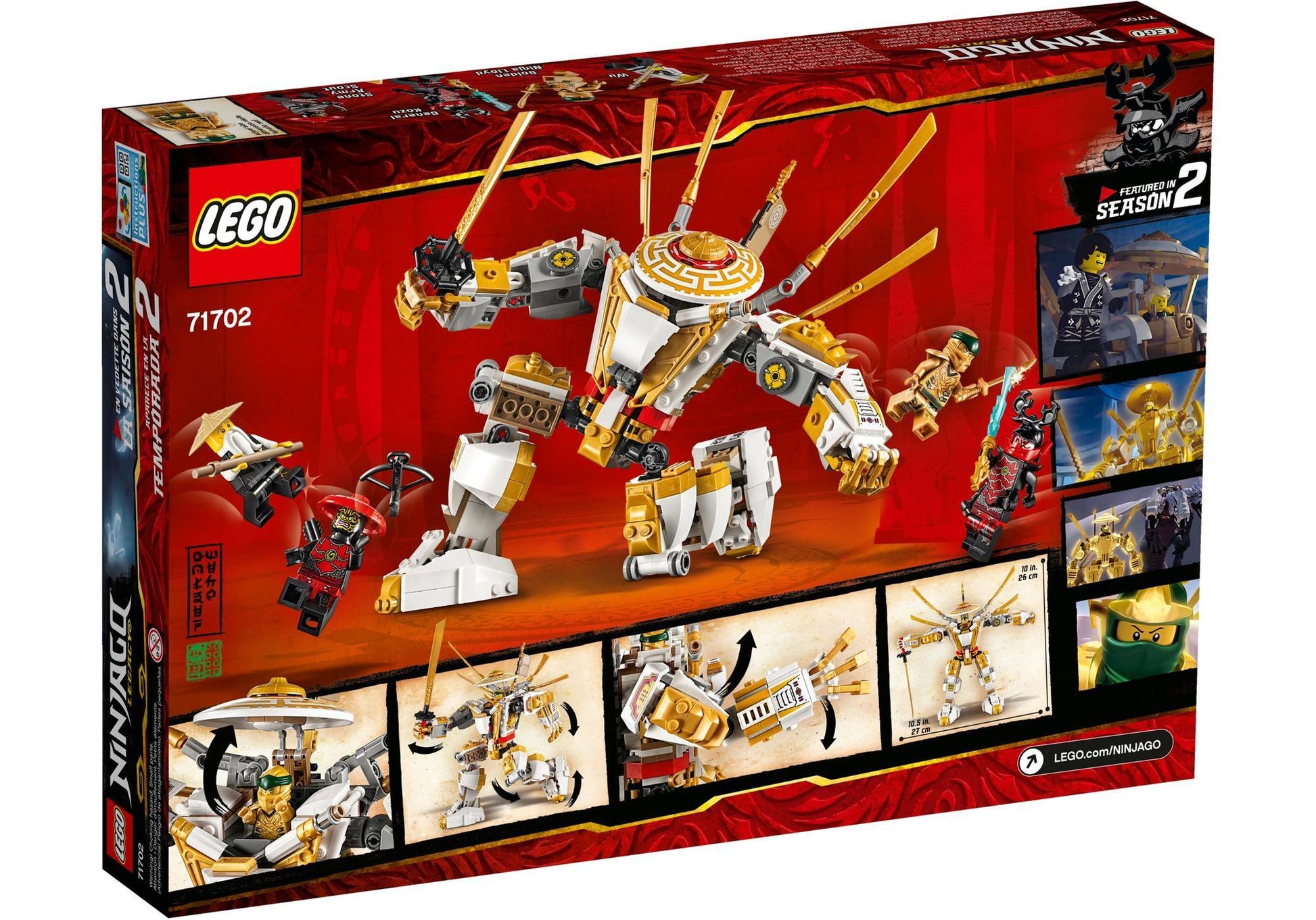 Lego 71702 Ninjago: Goldener Mech - plegobil