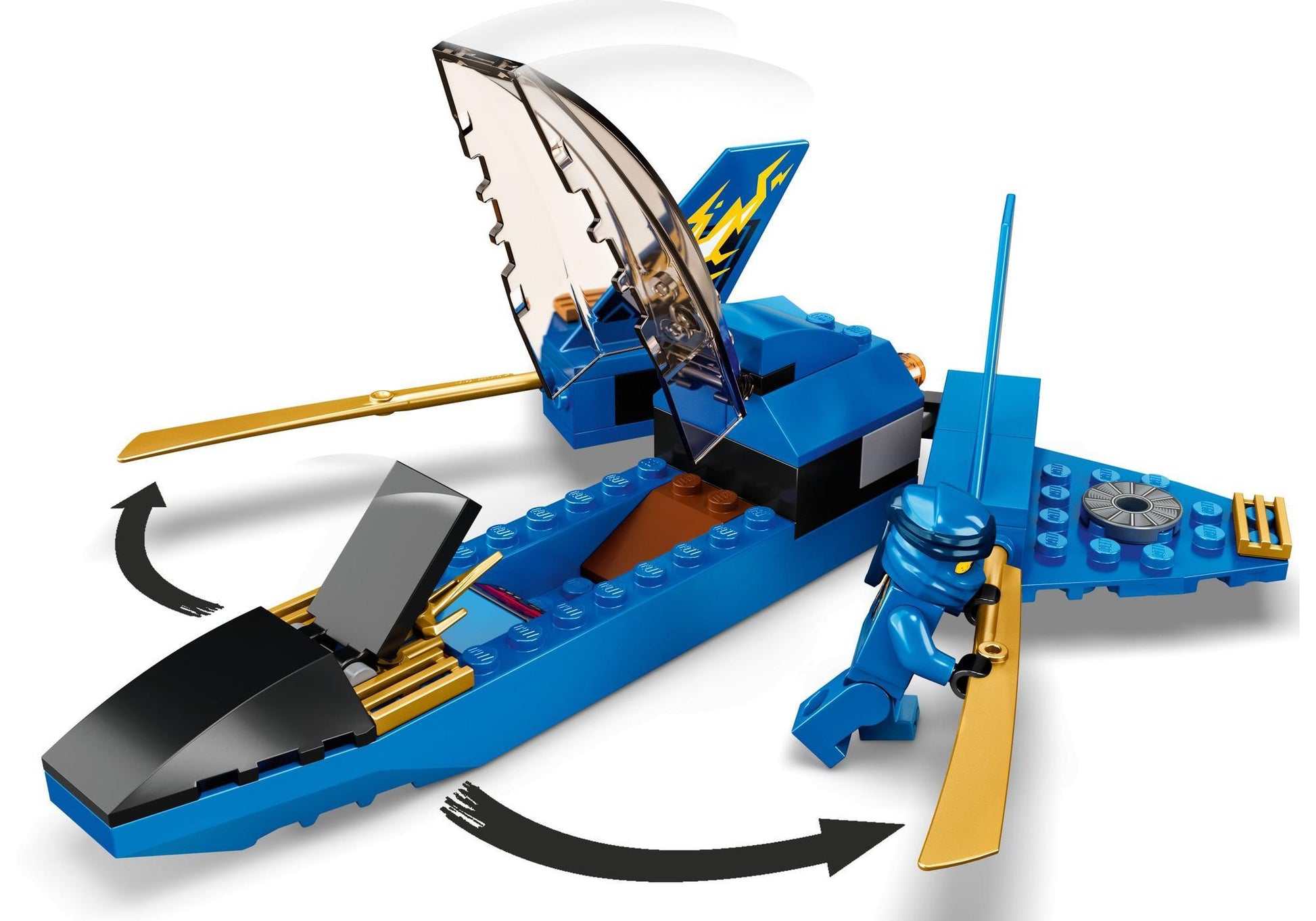 Lego 71703 Ninjago: Kräftemessen mit dem Donner-Jet - plegobil